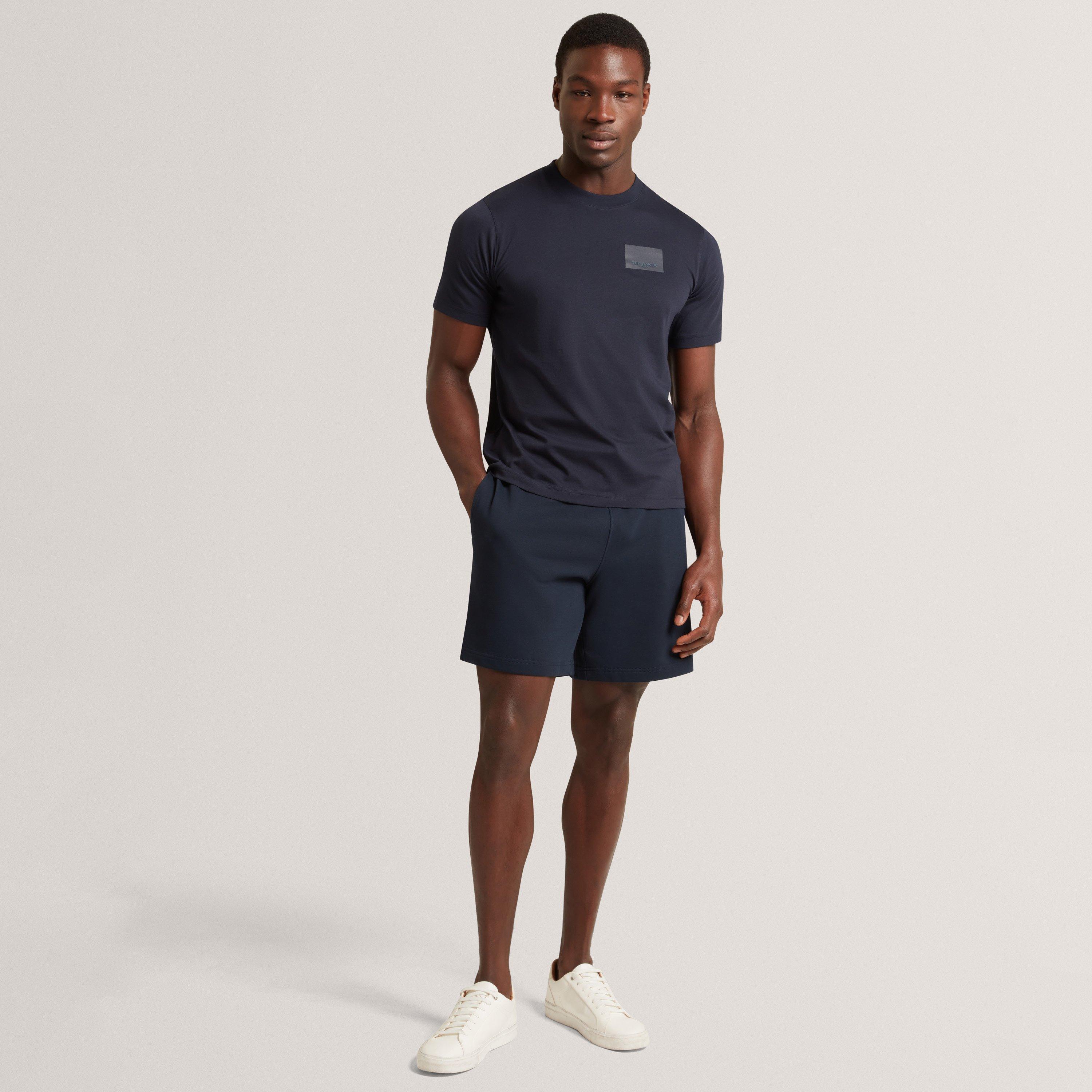 Navy - Ted Baker - Ted Baker Branded Short - 6