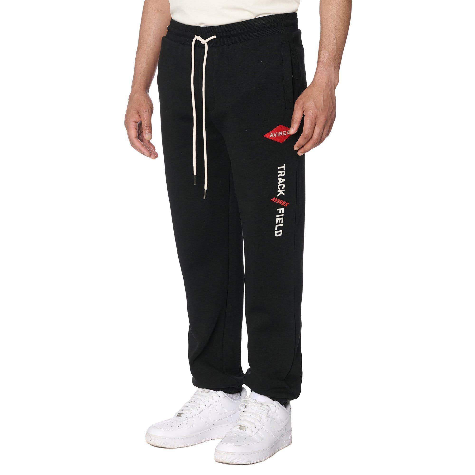 Black - Avirex - Track N Field Joggers - 2