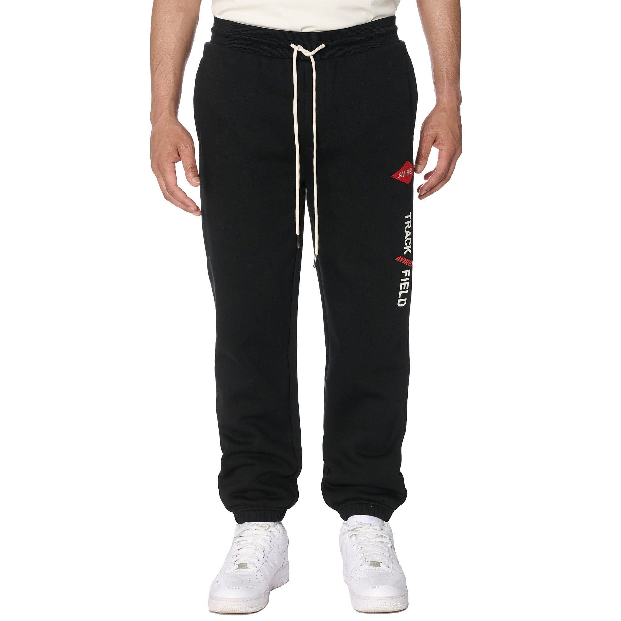 Black - Avirex - Track N Field Joggers - 3
