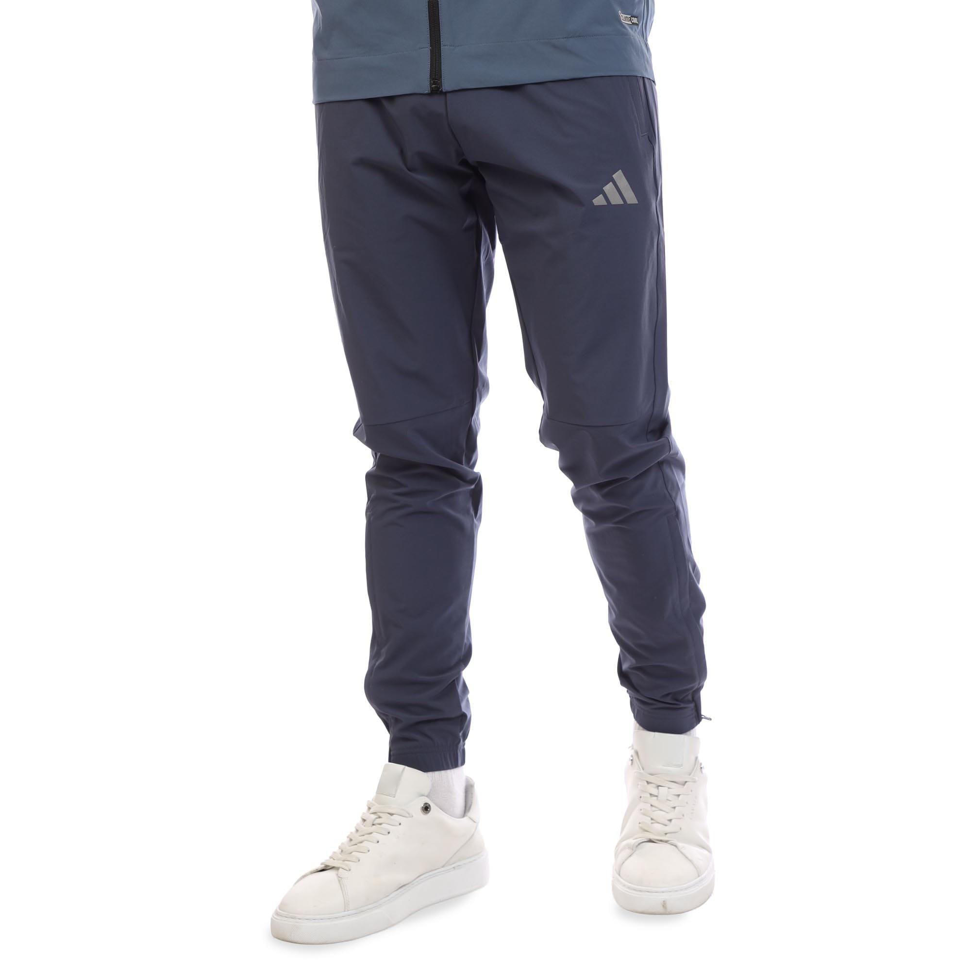 Navy - adidas - Climacool Woven Track Pants - 1