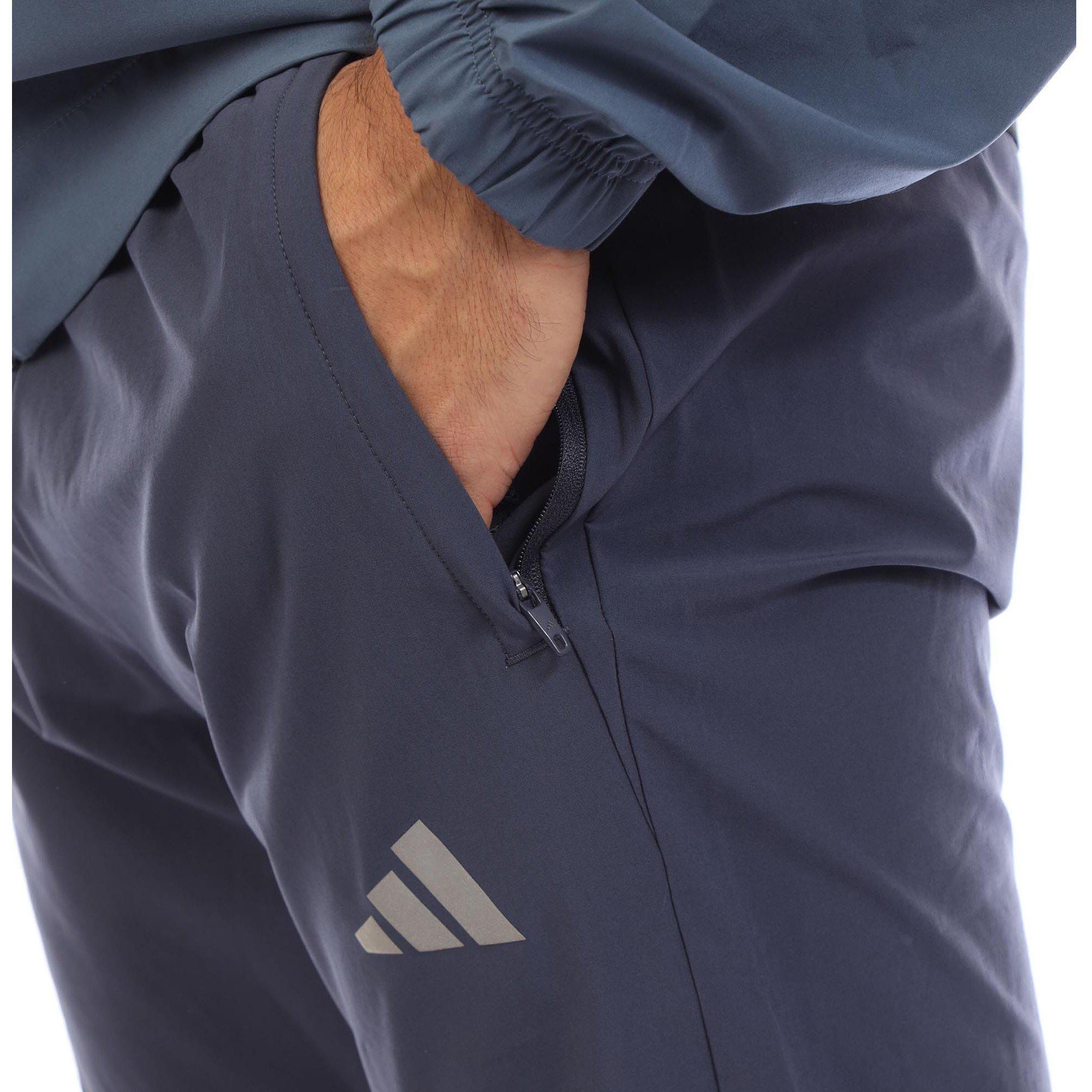 Navy - adidas - Climacool Woven Track Pants - 5