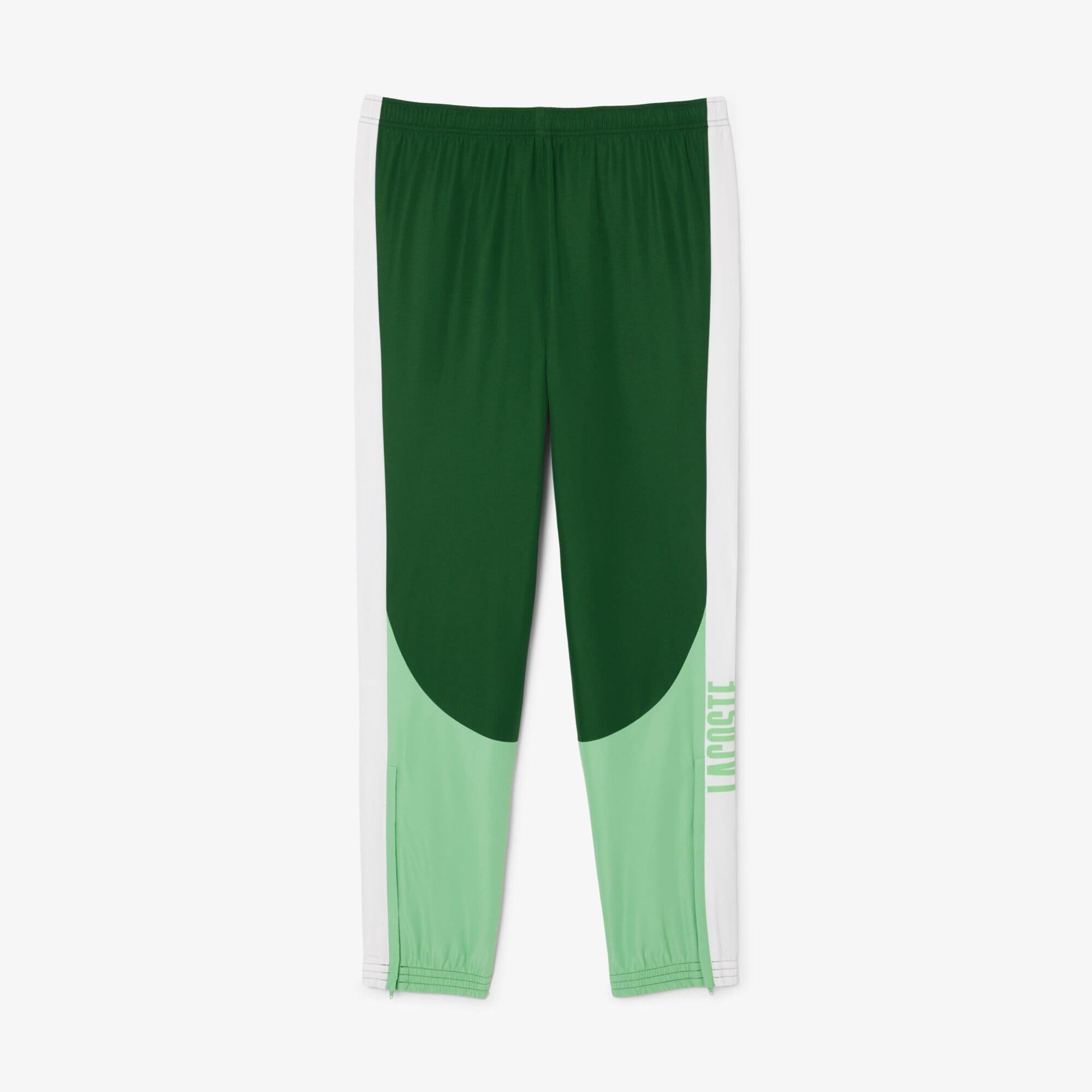 Lacoste Tennis Colour Block Joggers - Green - M
