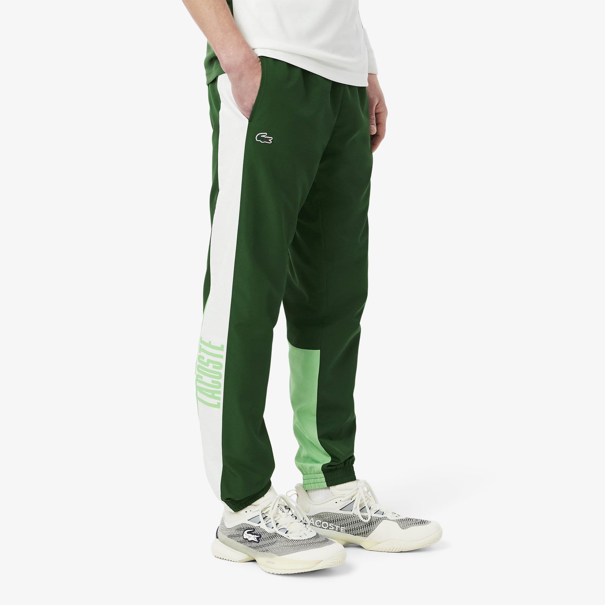 Green - Lacoste - Tennis Colour Block Joggers - 2