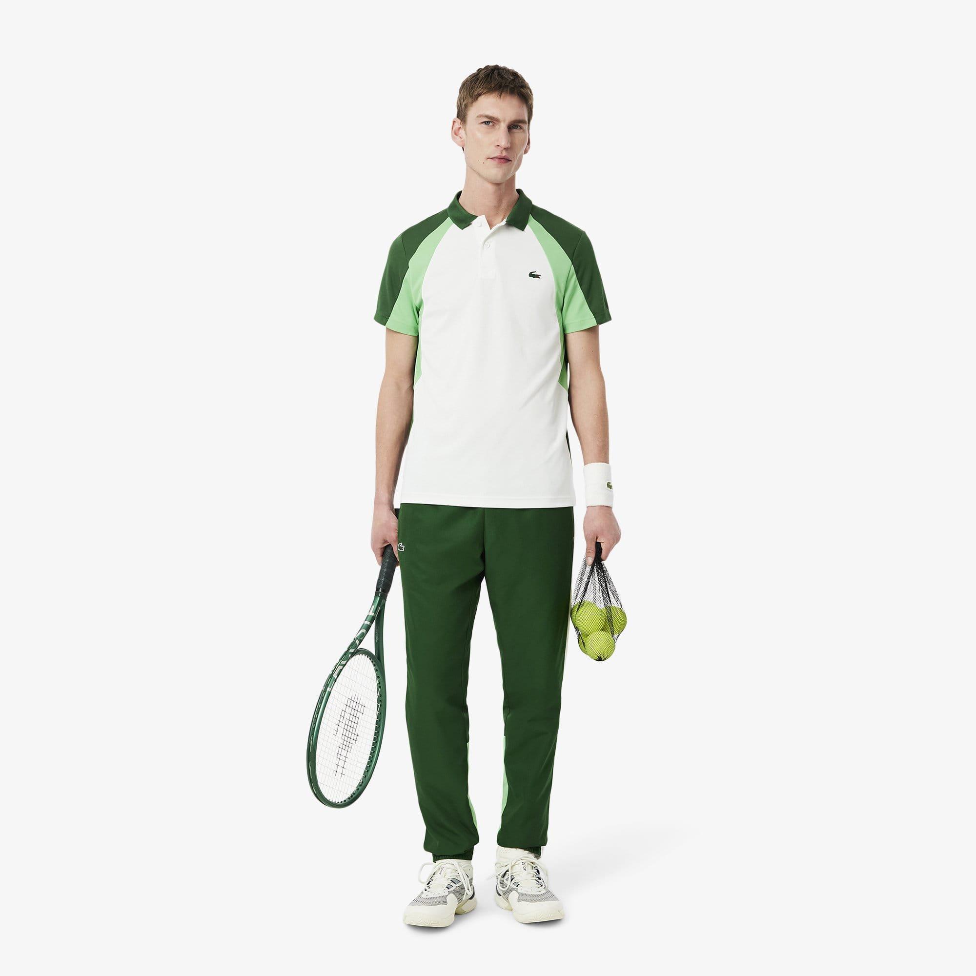 Green - Lacoste - Tennis Colour Block Joggers - 4