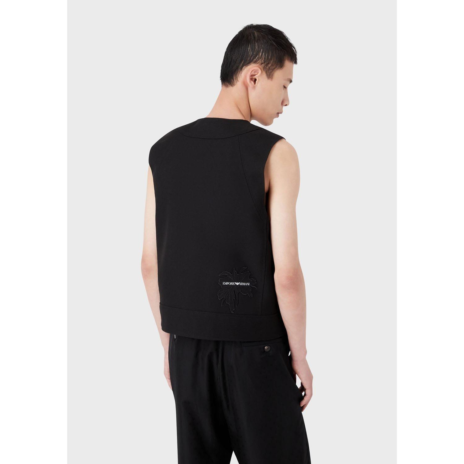 Black - Emporio Armani - Gilet - 2