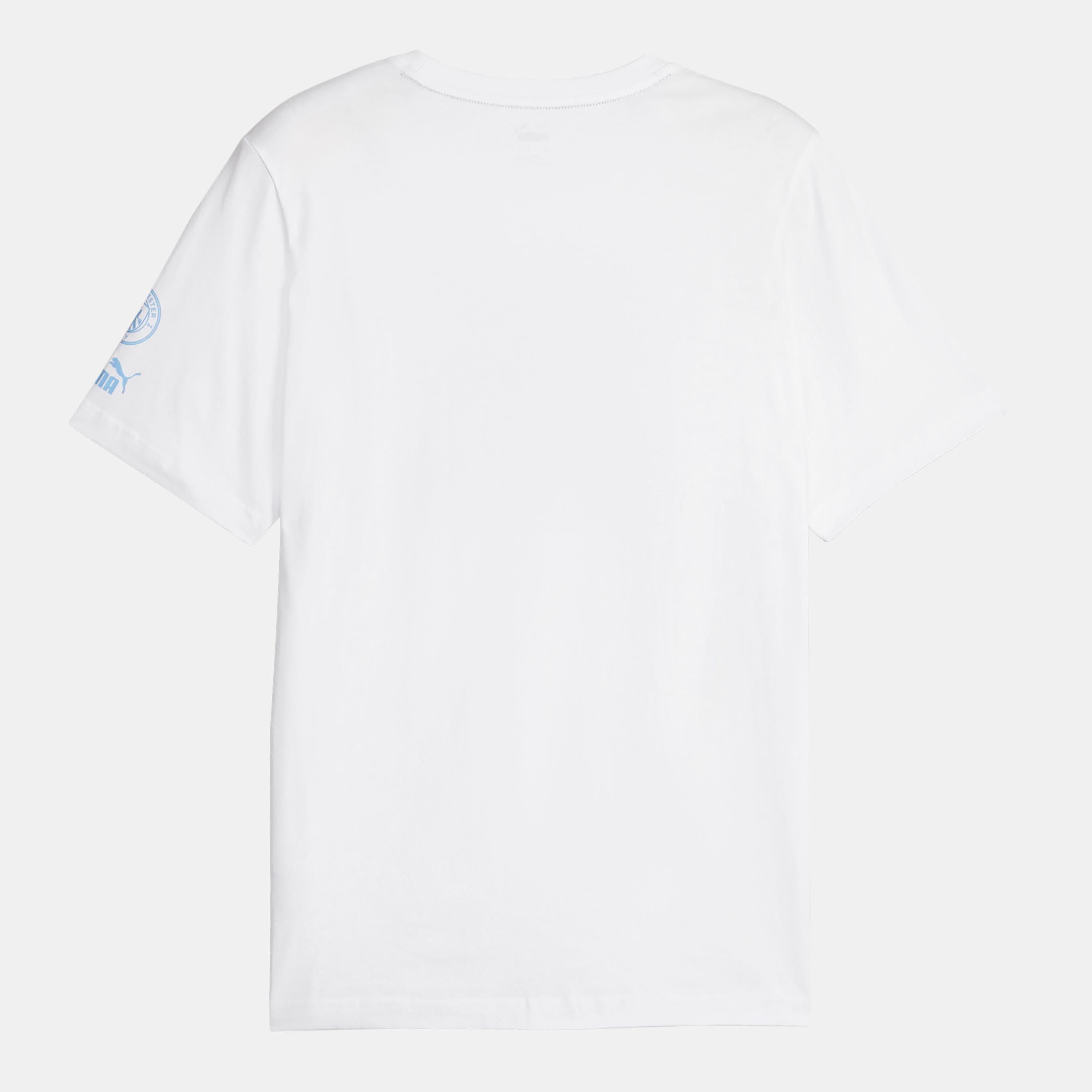 White - Puma - Manchester City Fc Ftblcore Graphic T-Shirt - 2