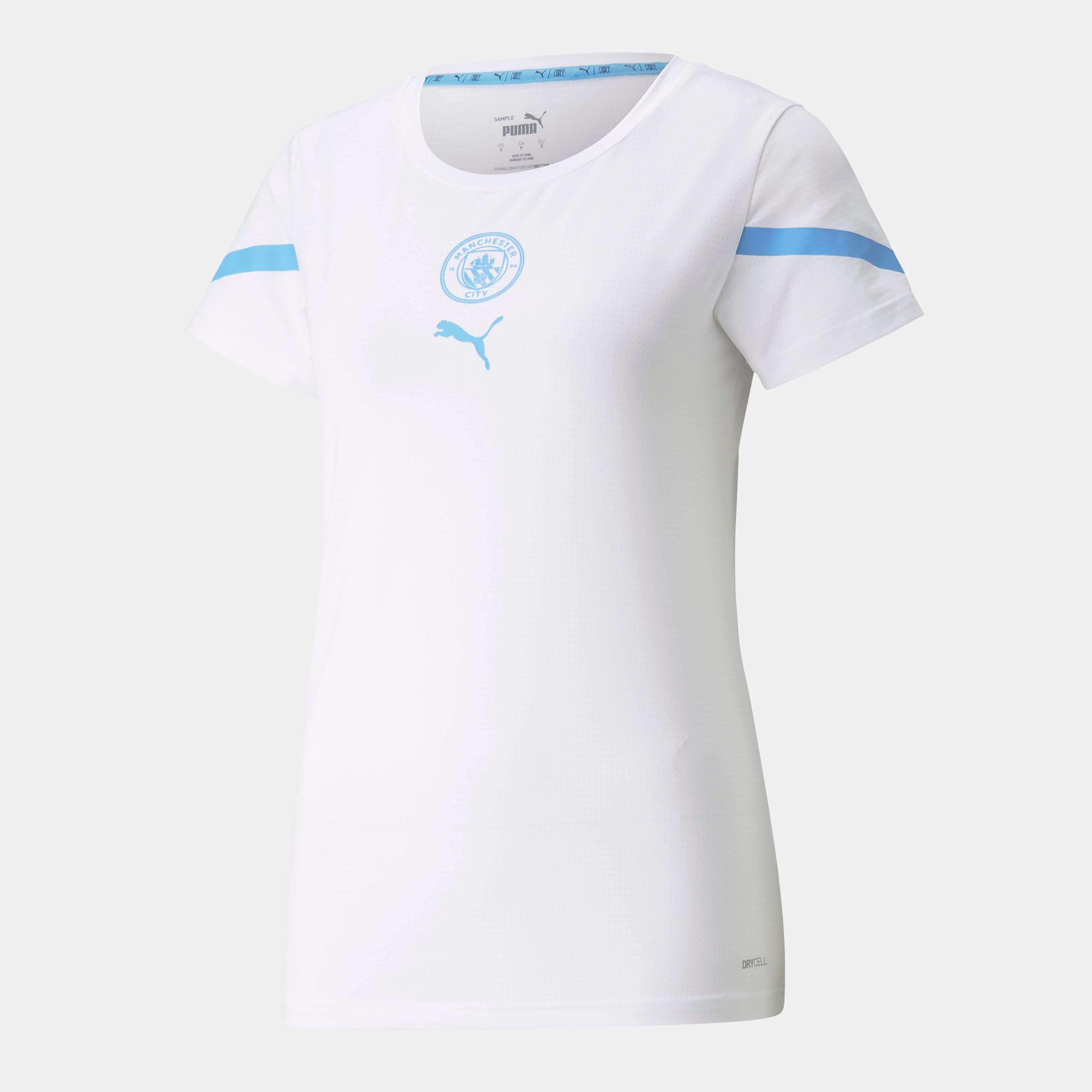White Blue - Puma - Manchester City Fc Prematch Jersey - 1