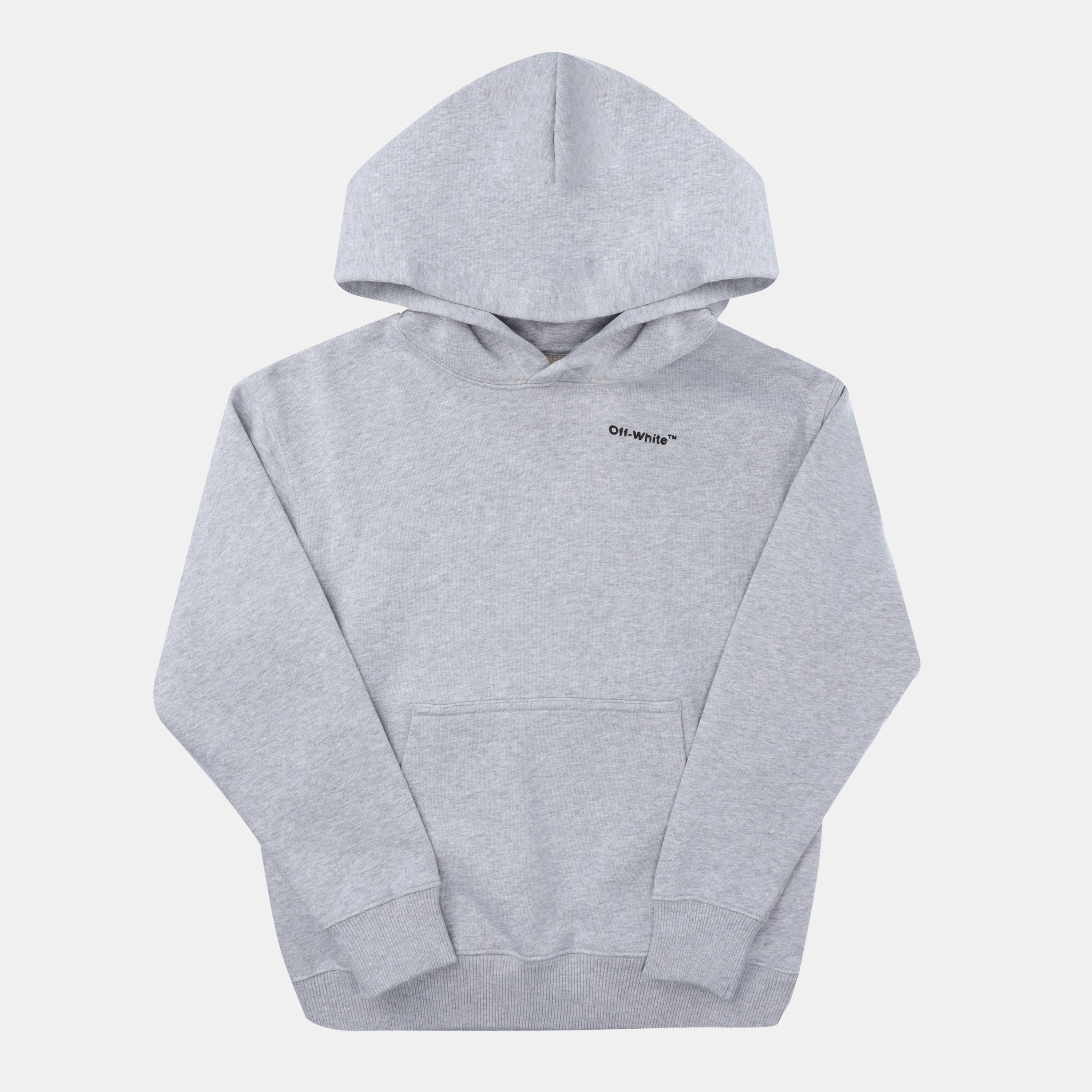Grey - Off White - Off Peace Hoodie - 1