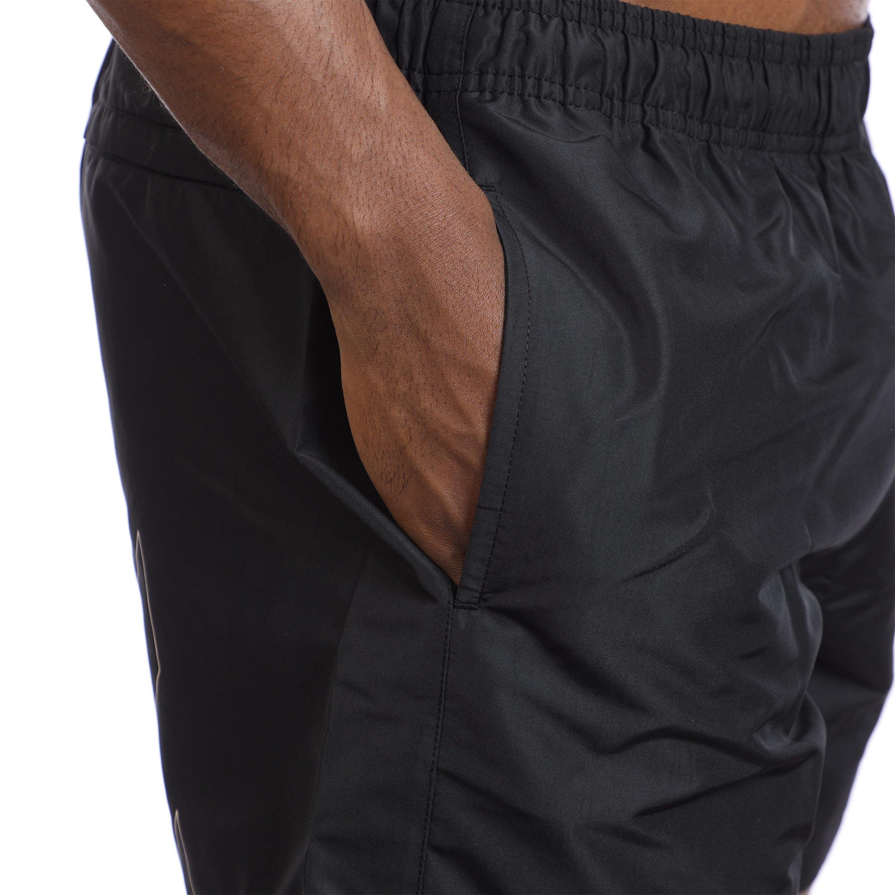 Black-White - Off White - Diagonal Outline Swim Shorts - 4