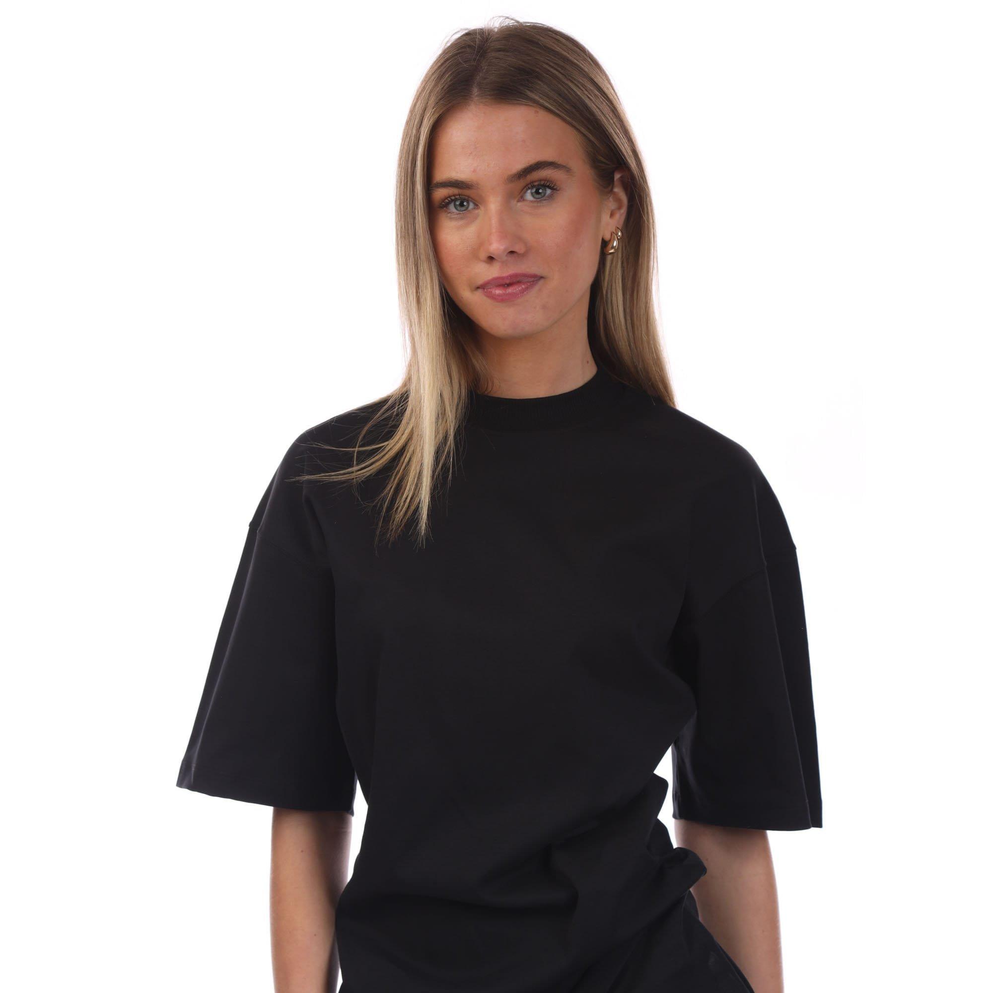 Black - Off White - Small Arrow Twist T-Shirt Dress - 2