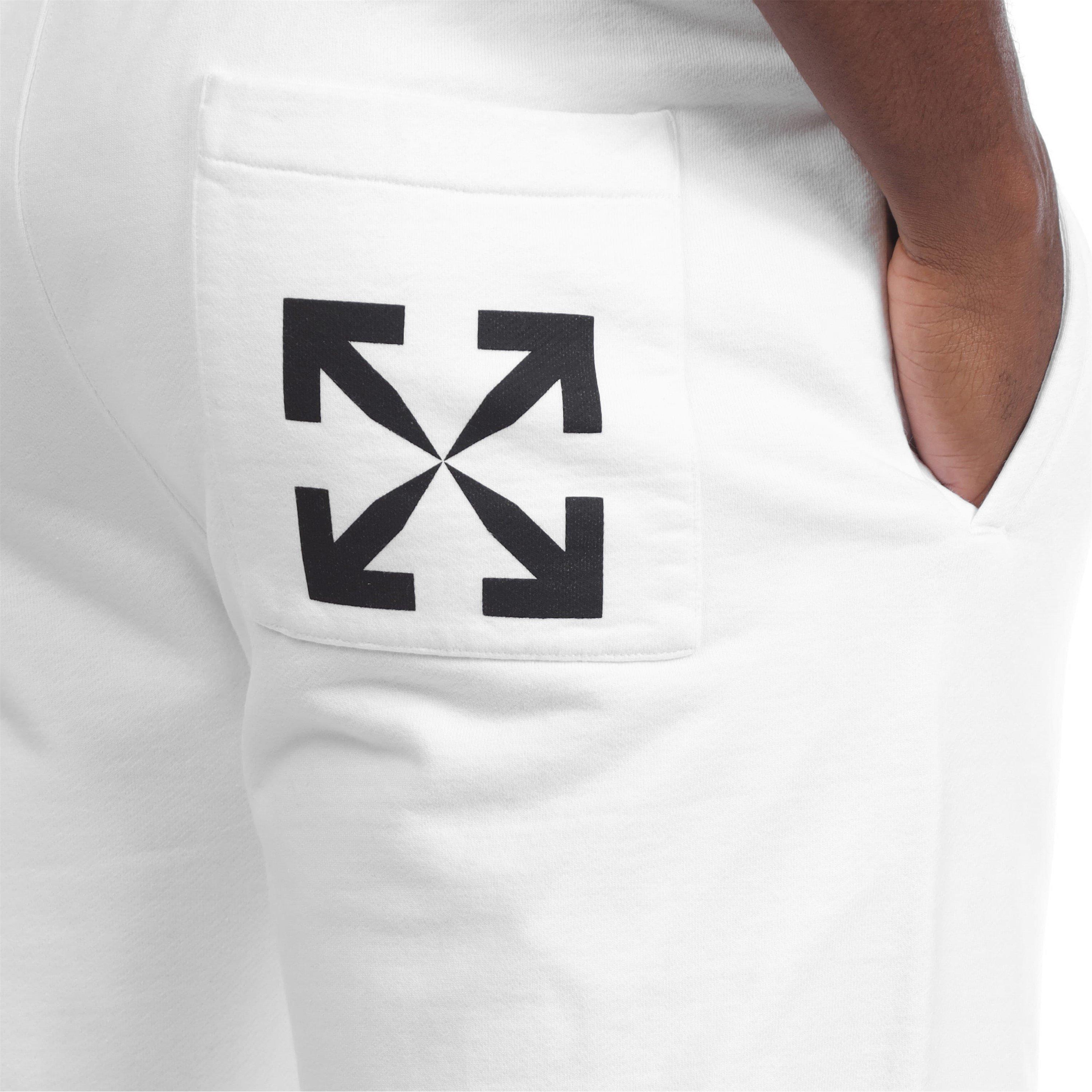 White Black - Off White - Single Arrow Pocket Slim Sweatpants - 5