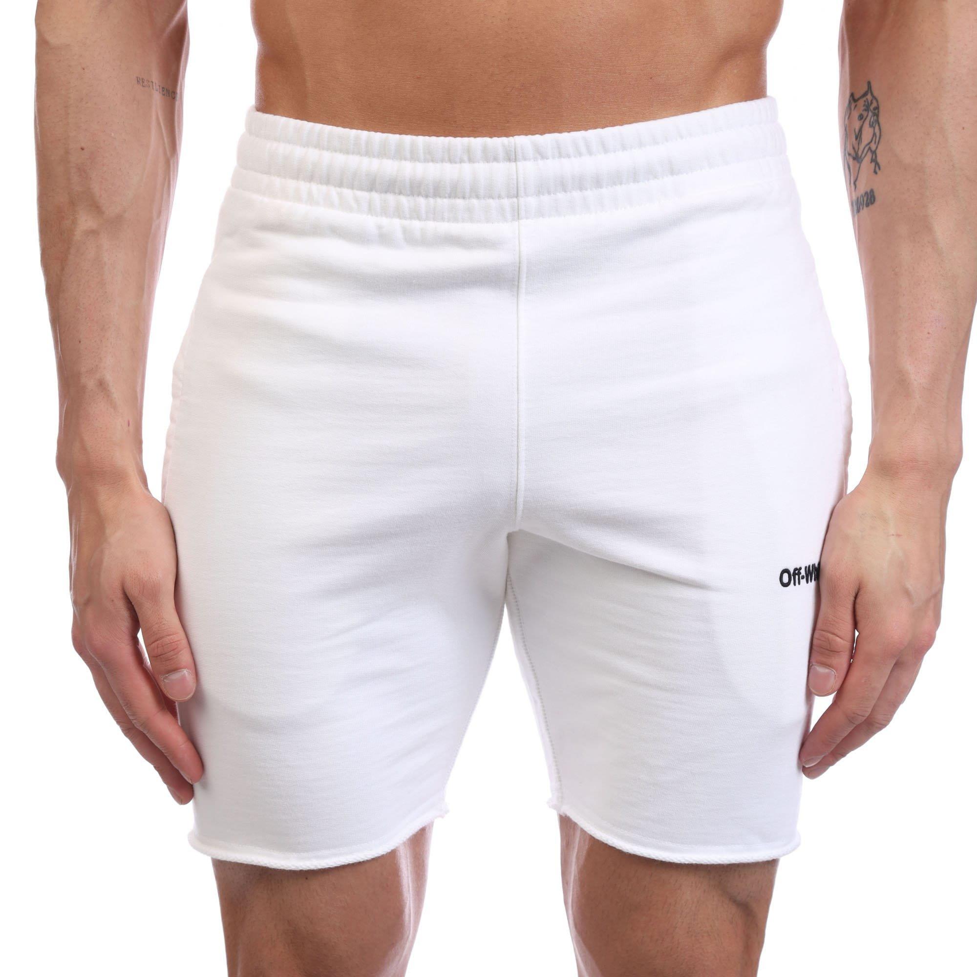 White Black - Off White - For All Sweat Shorts - 1