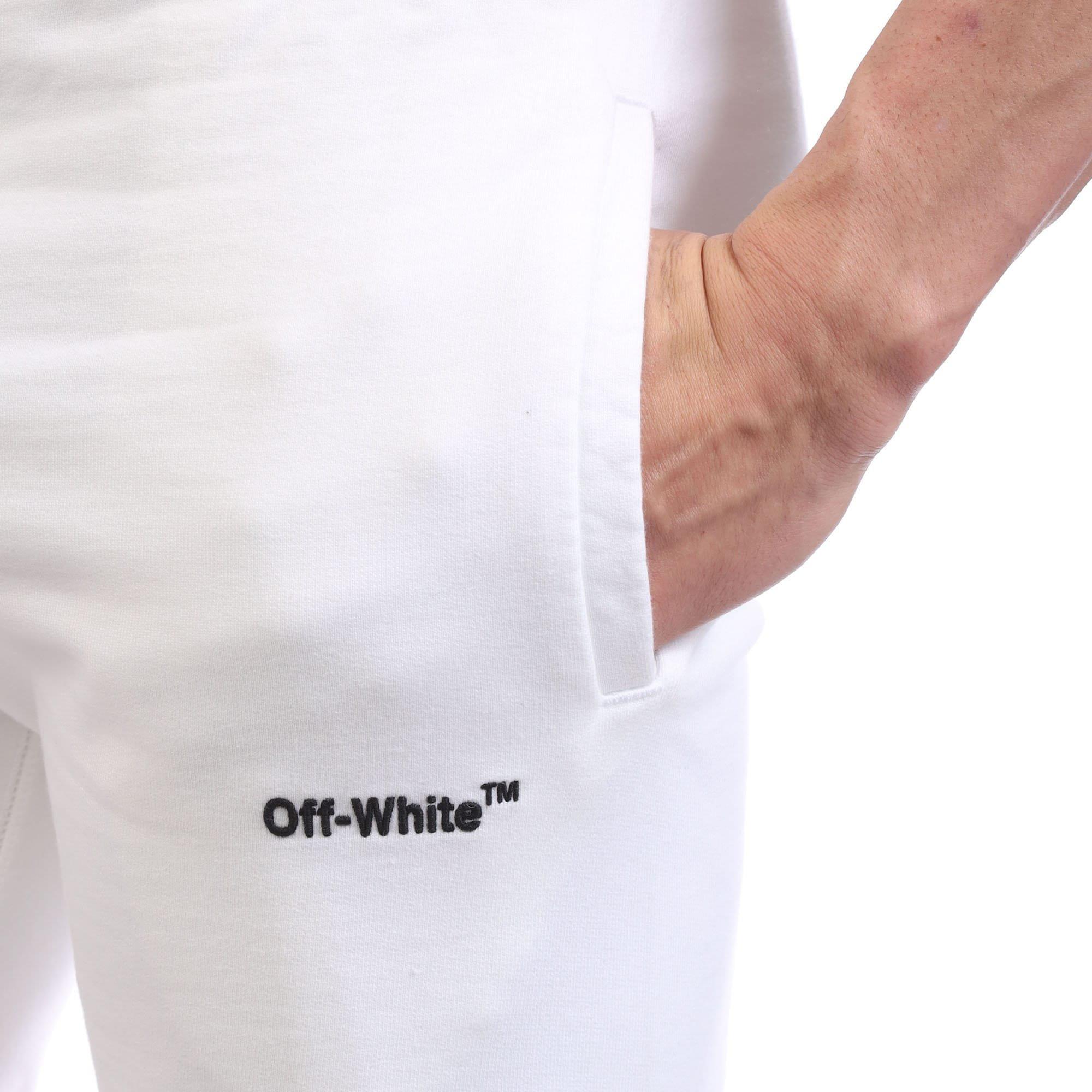 White Black - Off White - For All Sweat Shorts - 3