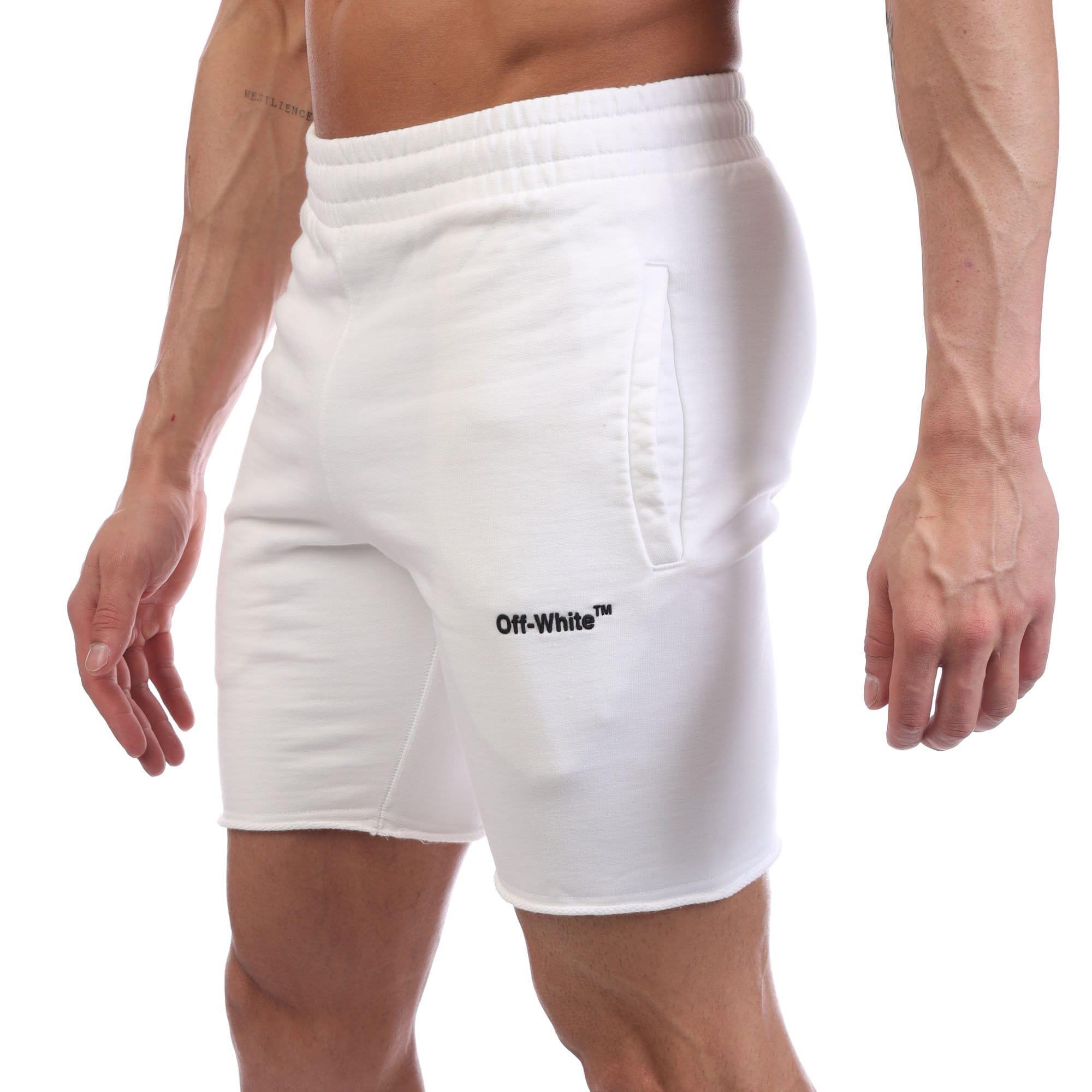 White Black - Off White - For All Sweat Shorts - 4