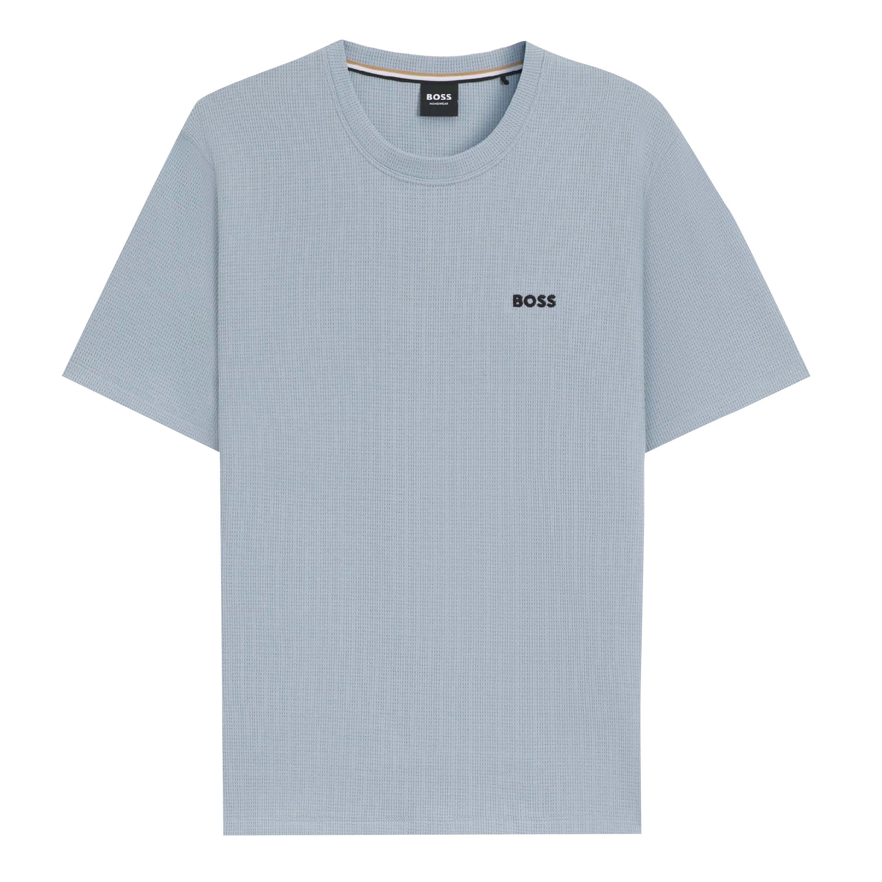 Blue - Boss - Waffle Knit Pyjama T-Shirt - 1
