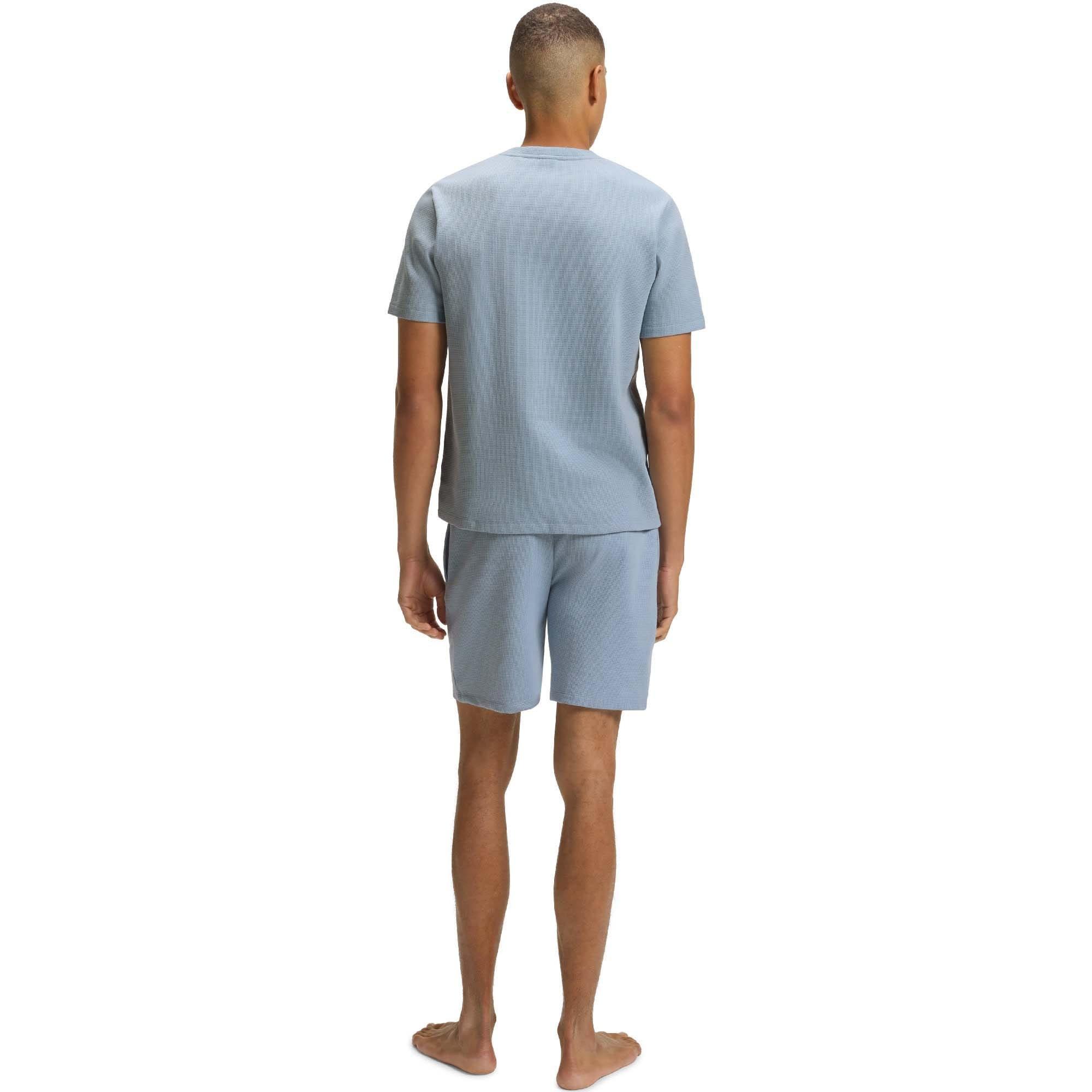 Blue - Boss - Waffle Knit Pyjama T-Shirt - 2