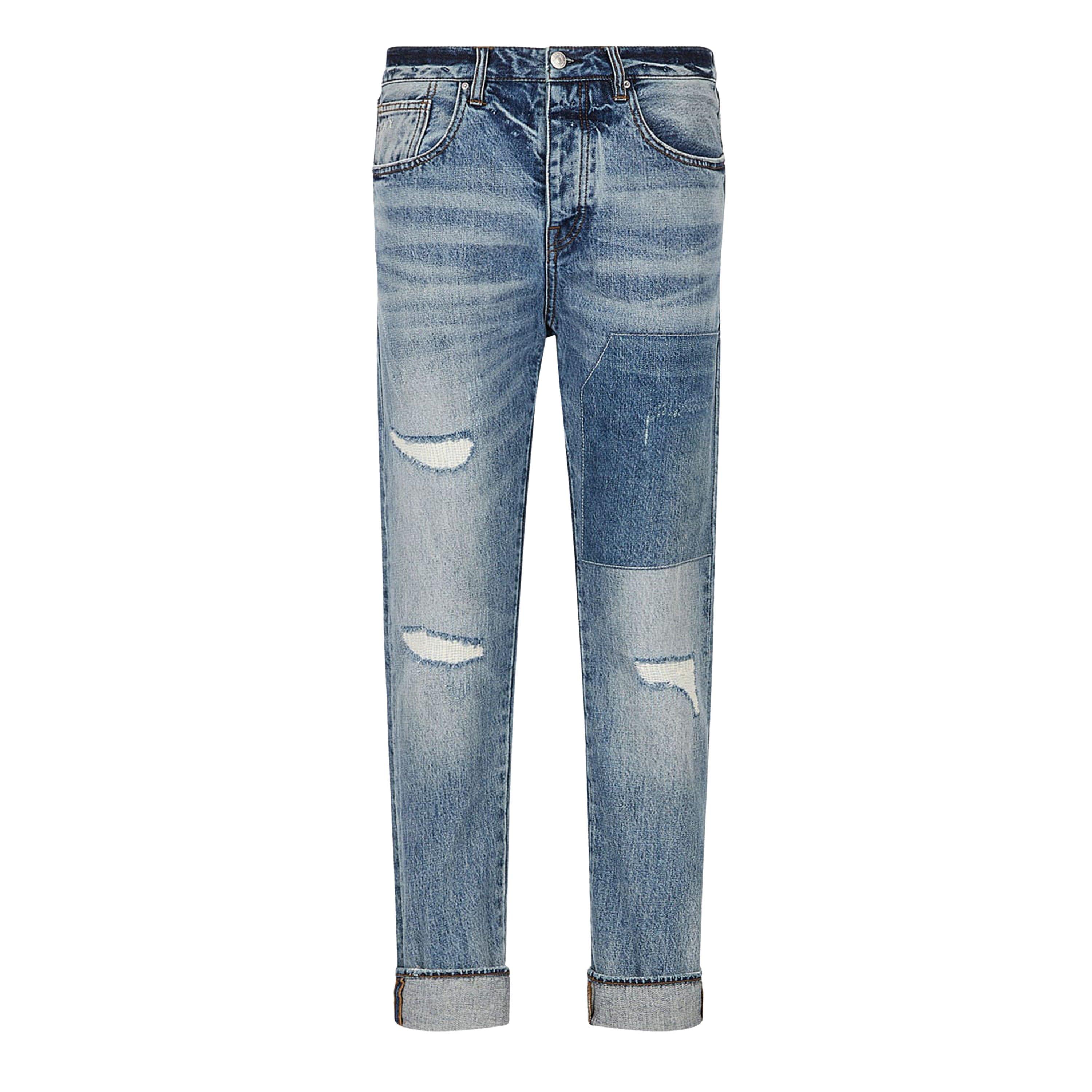 Armani Exchange Men's J24 Tapered-Fit Jeans - Indigo - 29R