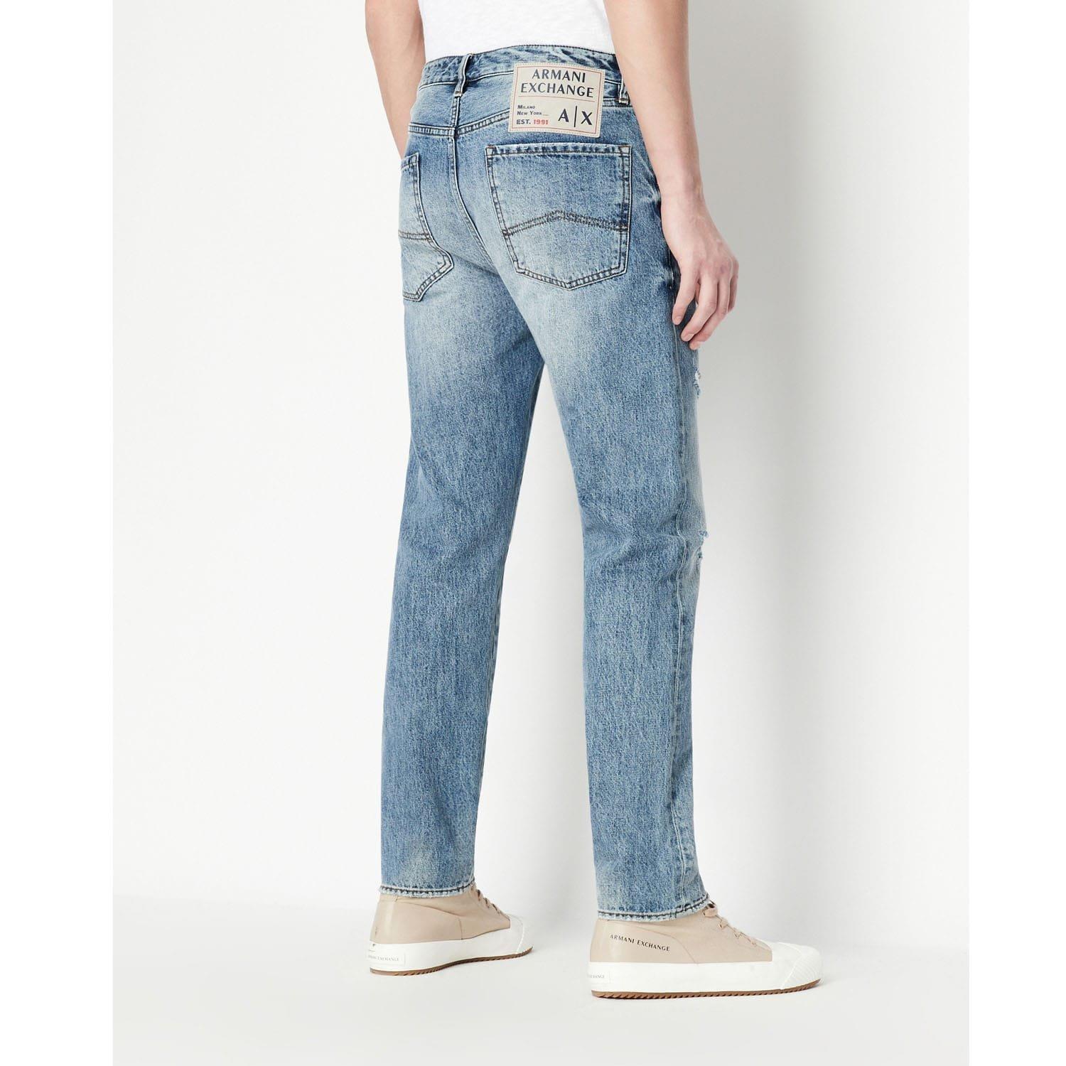 Indigo - Armani Exchange - J24 Tapered-Fit Jeans - 2