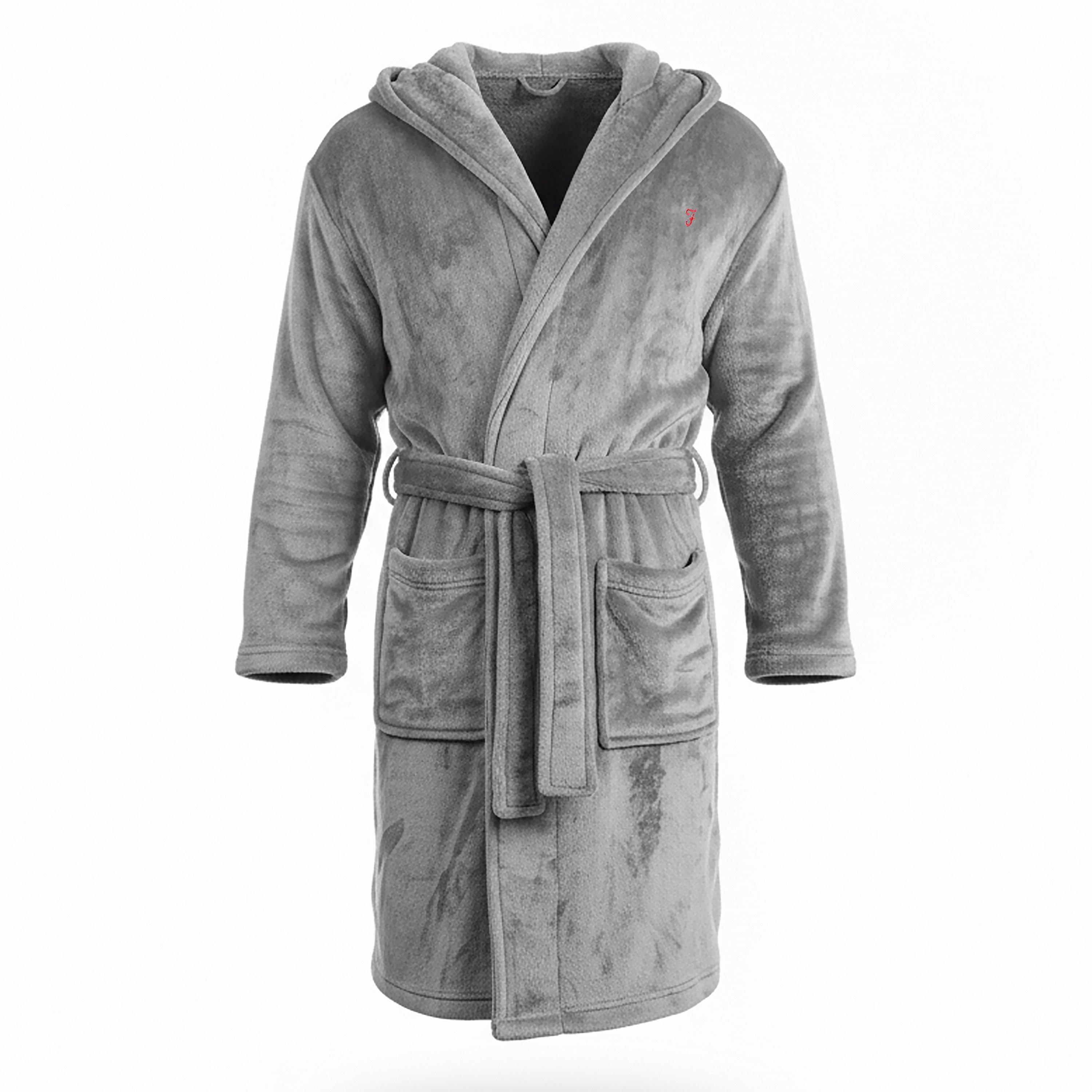 Grey - Farah - Frazier Dressing Gown - 1