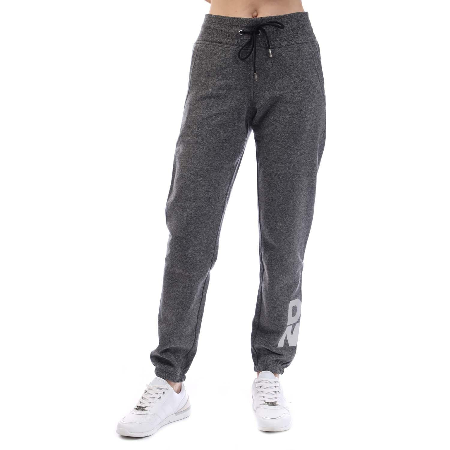 Black Silver - DKNY - Foil Logo Jogger with Pockets - 1