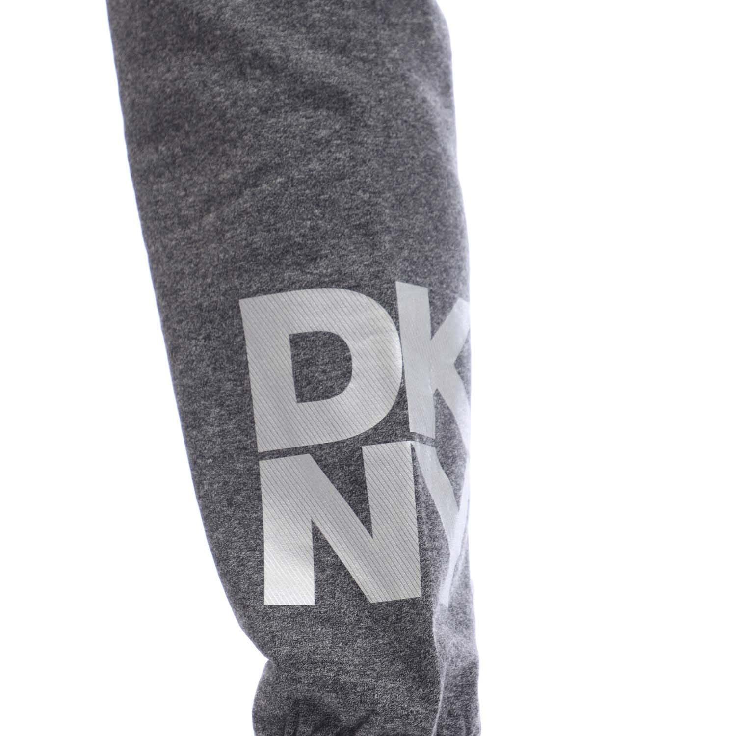 Black Silver - DKNY - Foil Logo Jogger with Pockets - 2