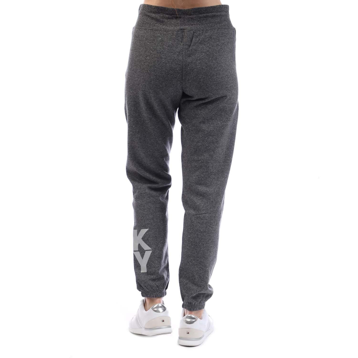Black Silver - DKNY - Foil Logo Jogger with Pockets - 3