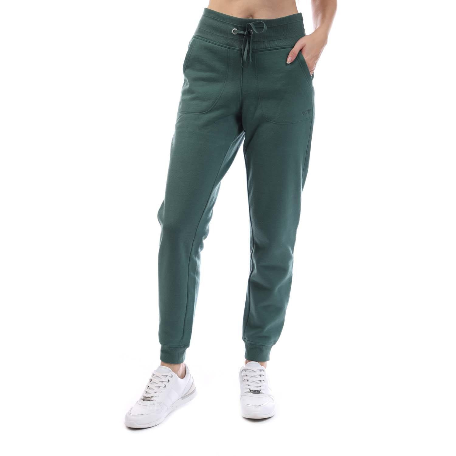 Green - DKNY - Embelleshed Logo Jogger Pant with Pockets - 1