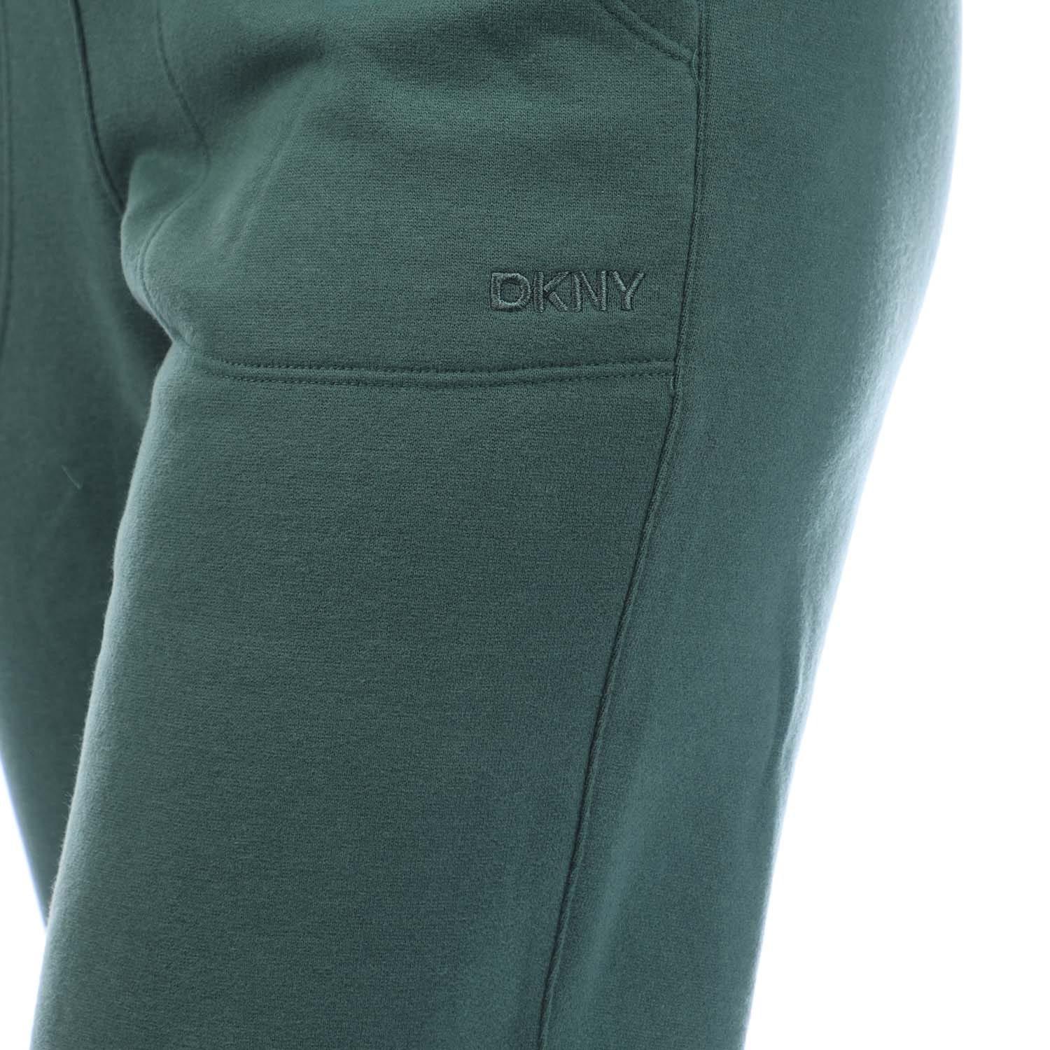 Green - DKNY - Embelleshed Logo Jogger Pant with Pockets - 2