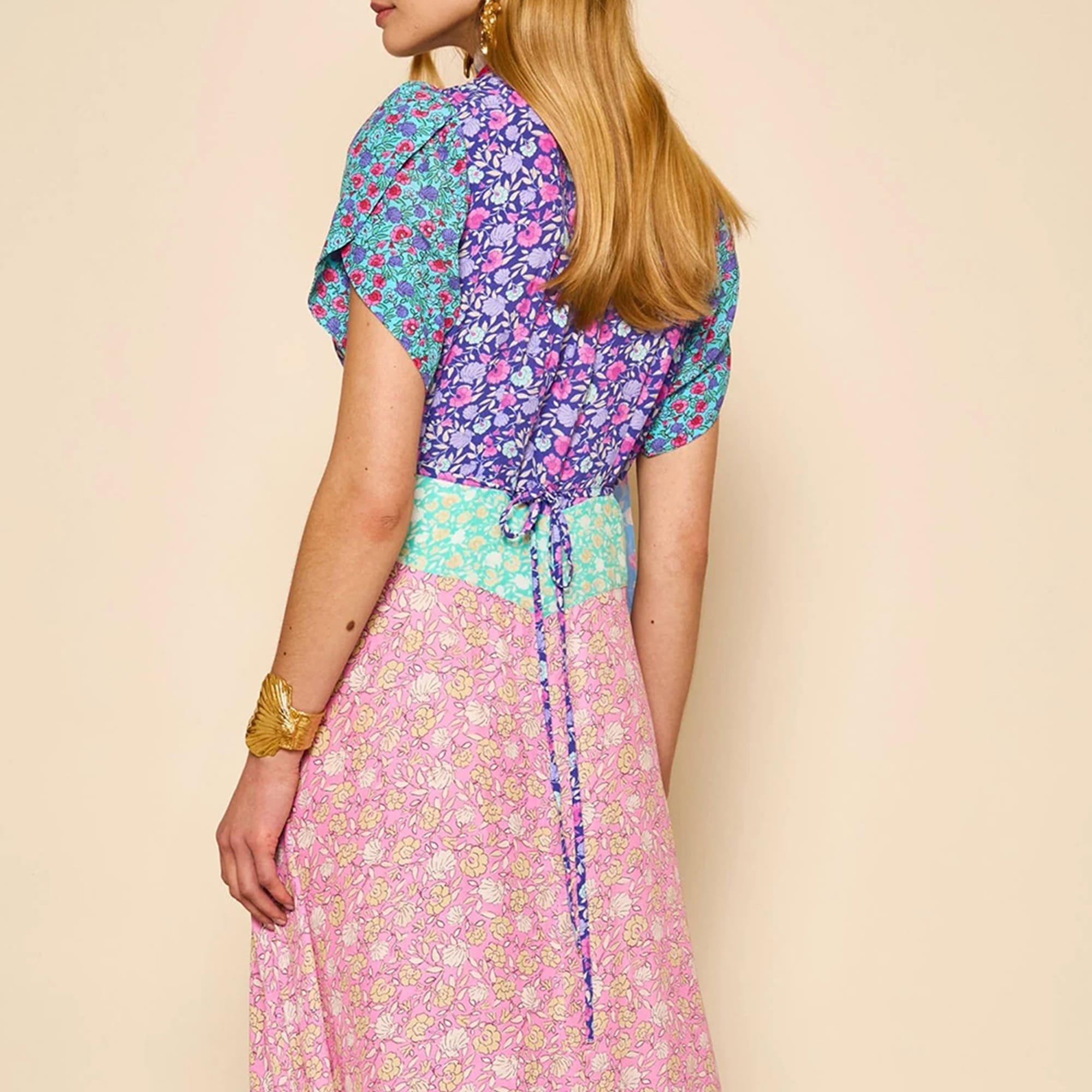 Multi Colour - RIXO - Novara Midi Dress - 2