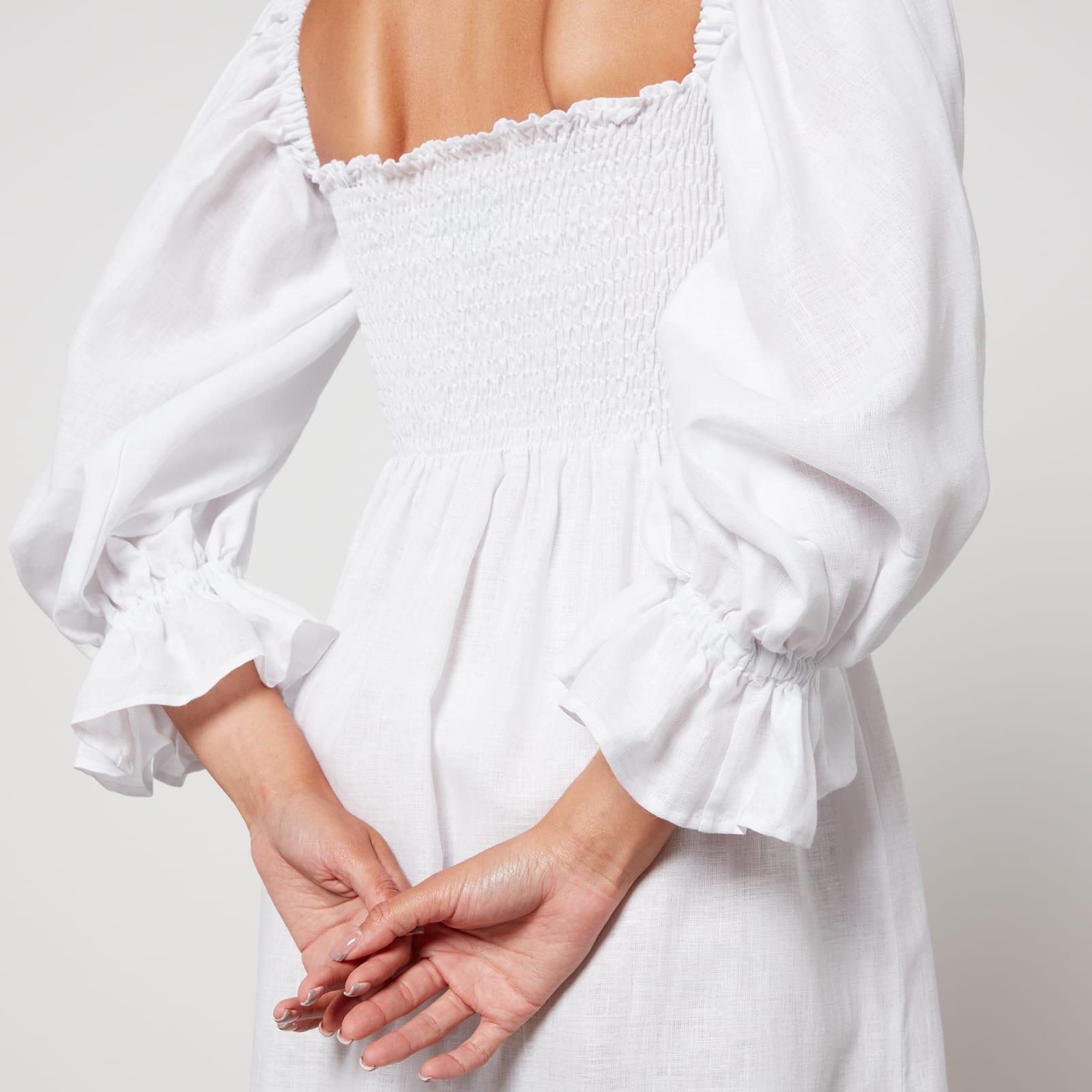 White - Sleeper - Atlanta Linen Dress - 2