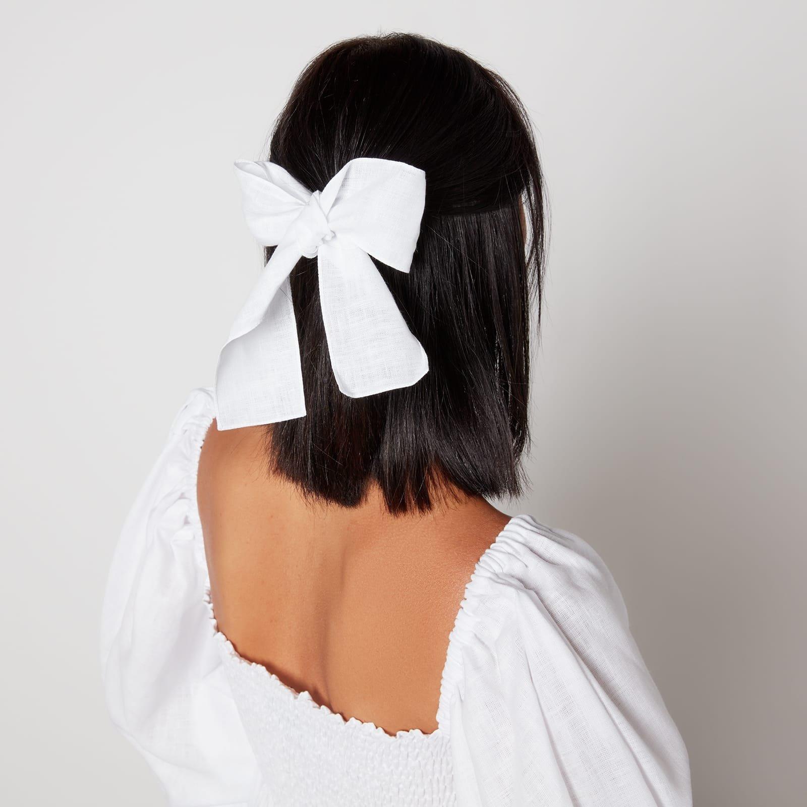 White - Sleeper - Atlanta Linen Dress - 3