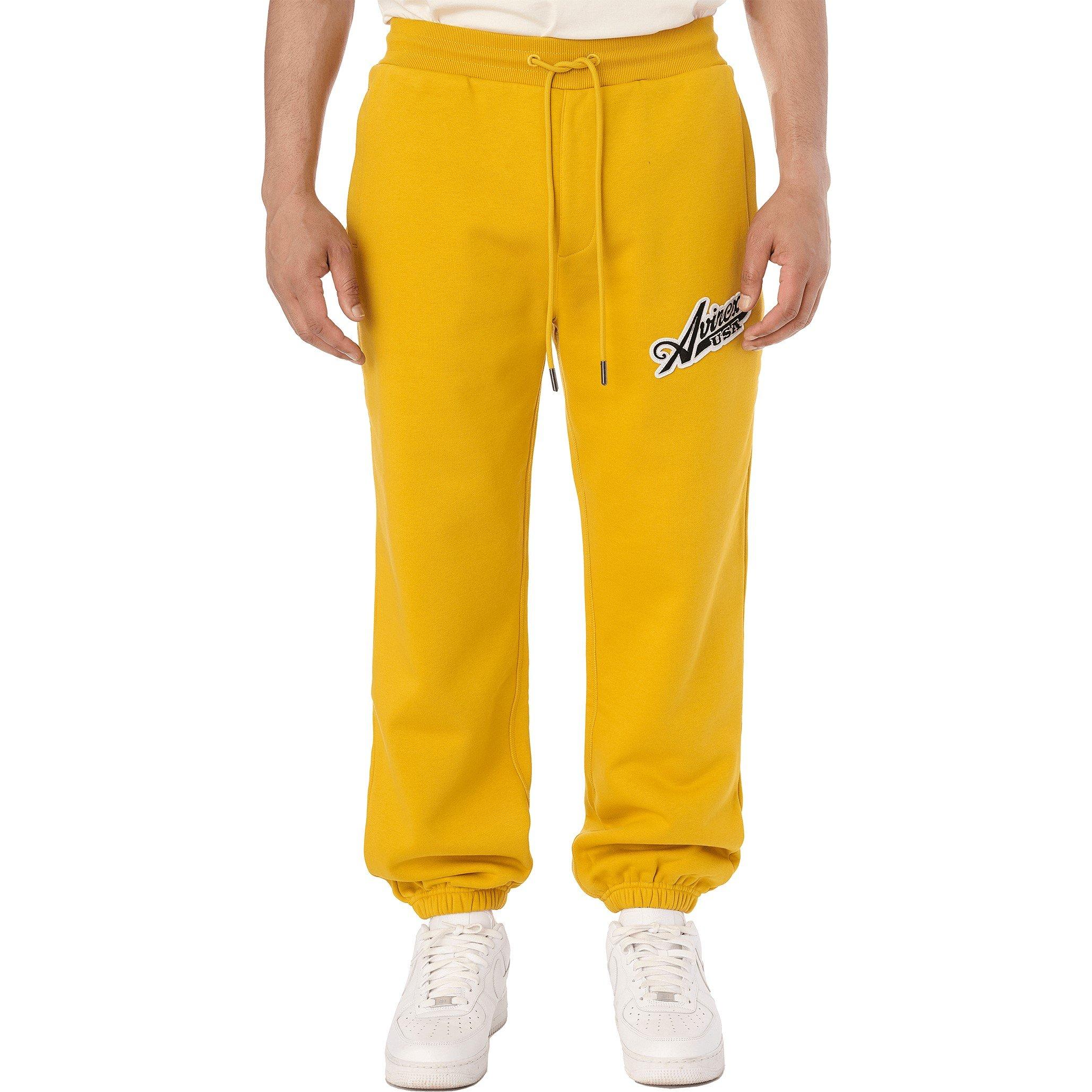 Yellow - Avirex - Script Joggers - 8