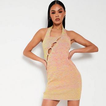 I Saw It First ISAWITFIRST Cut Out Detail Knitted Mini Dress
