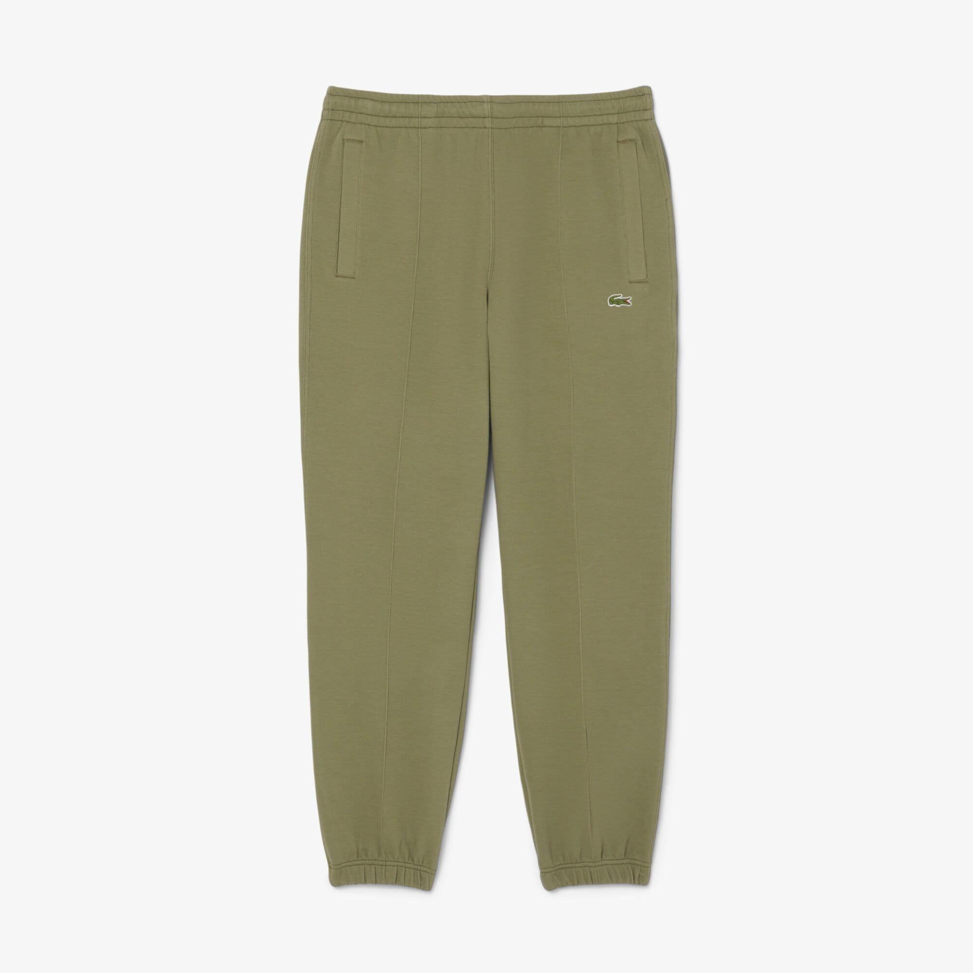 Lacoste Regular-Fit Pique Sweatpants - Green - XS
