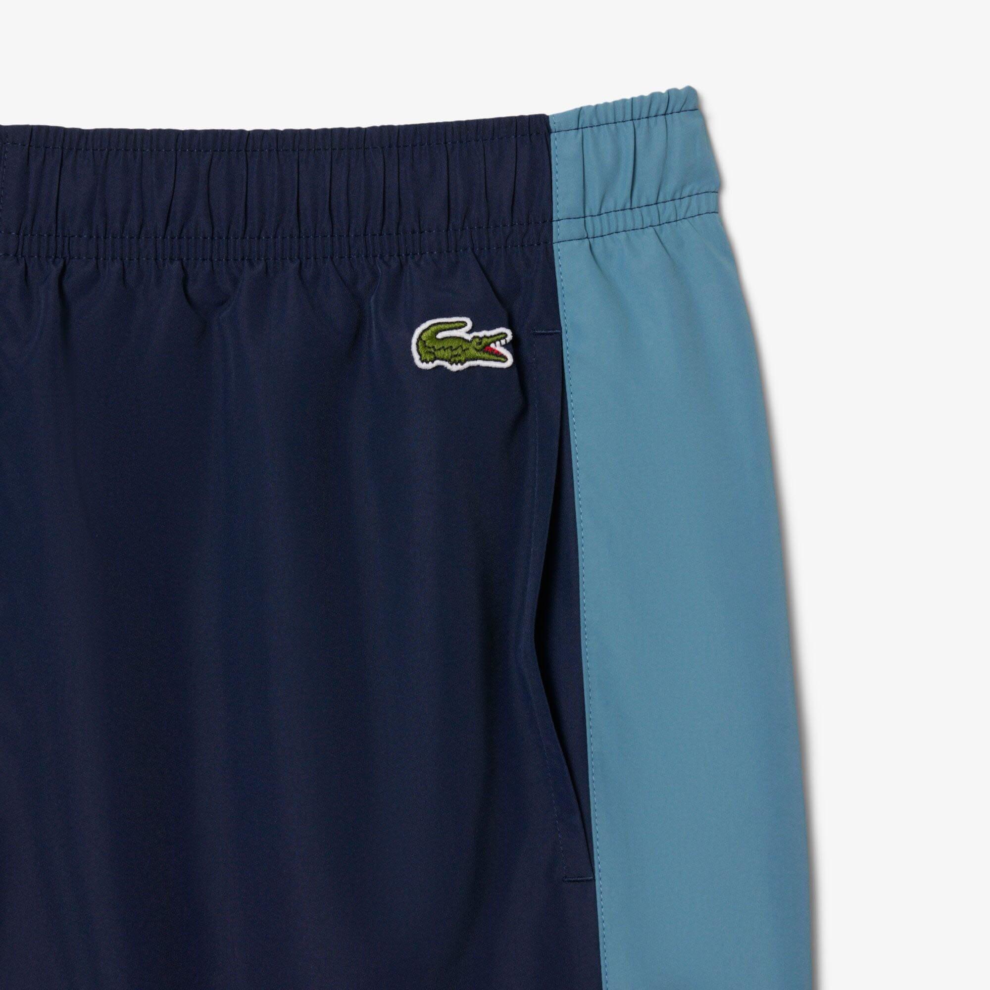 Navy - Lacoste - Colour Block Swim Trunks - 6