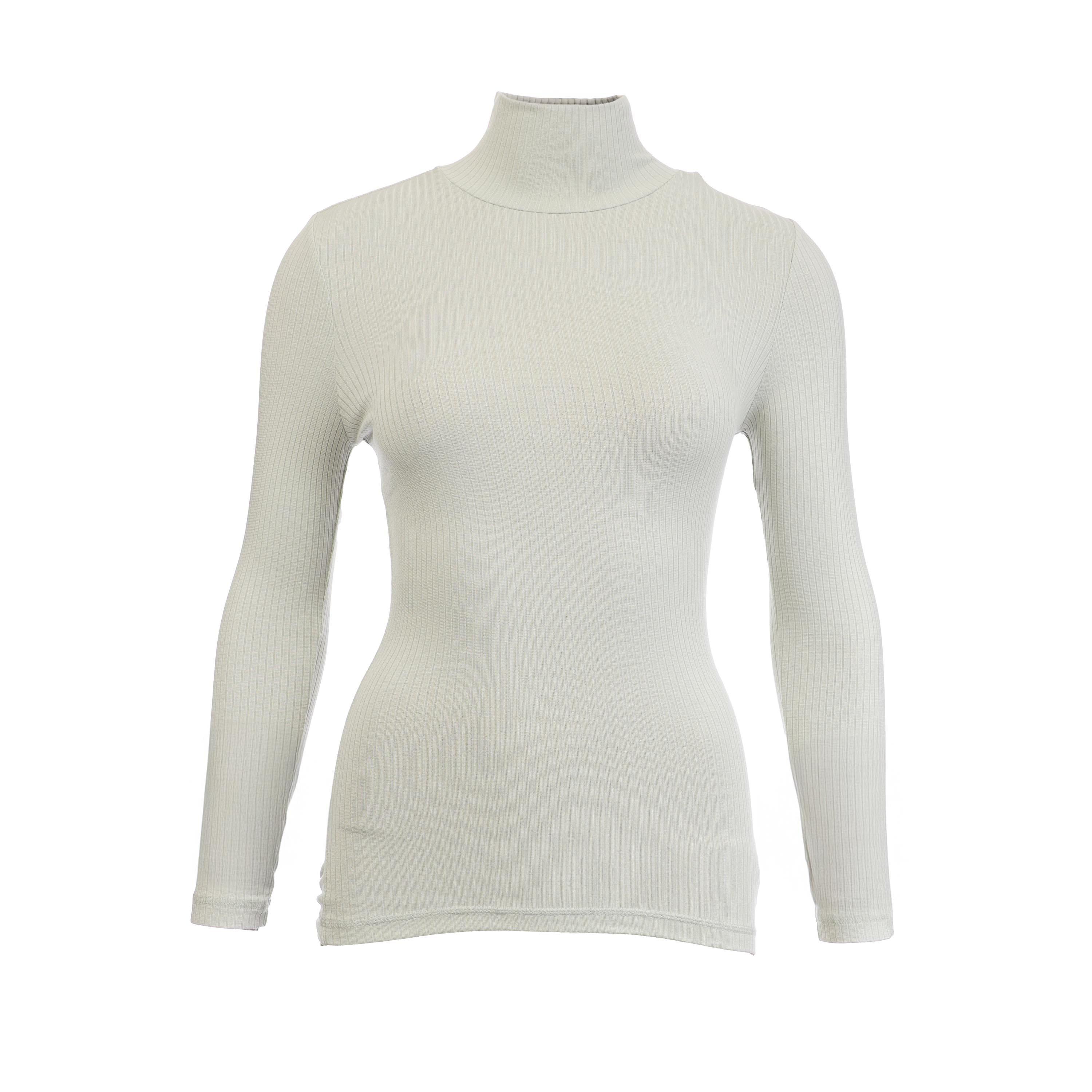 Grey - Diesel - Turtle Neck Top - 1