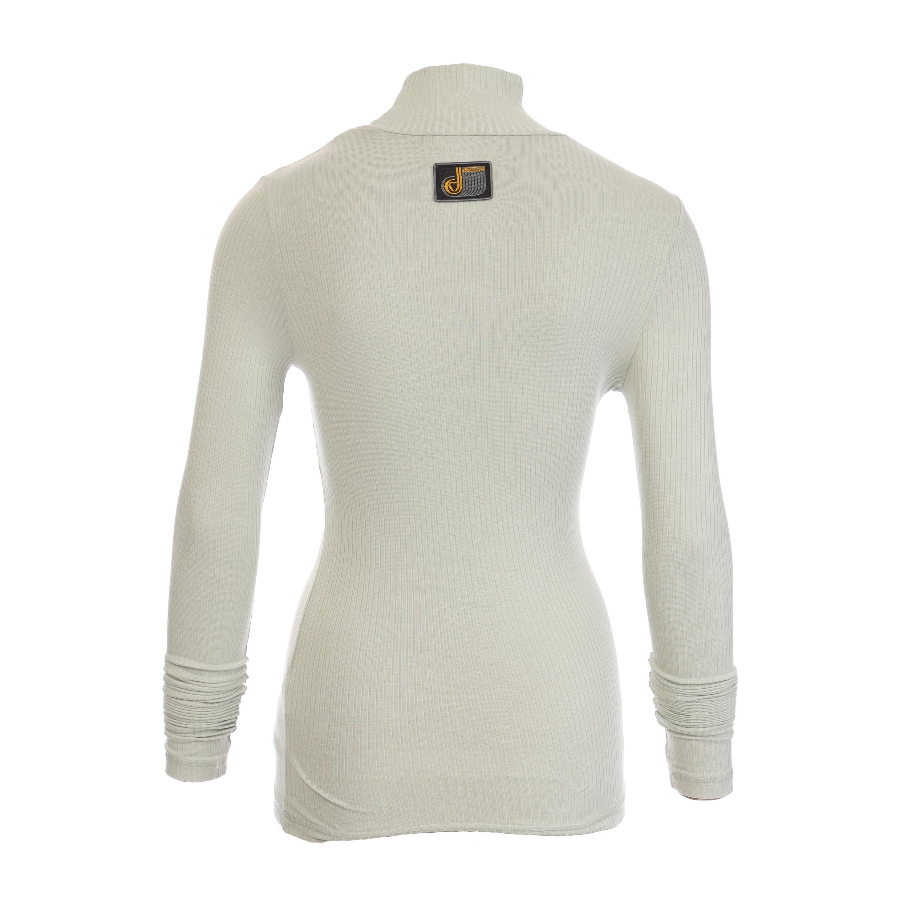 Grey - Diesel - Turtle Neck Top - 2