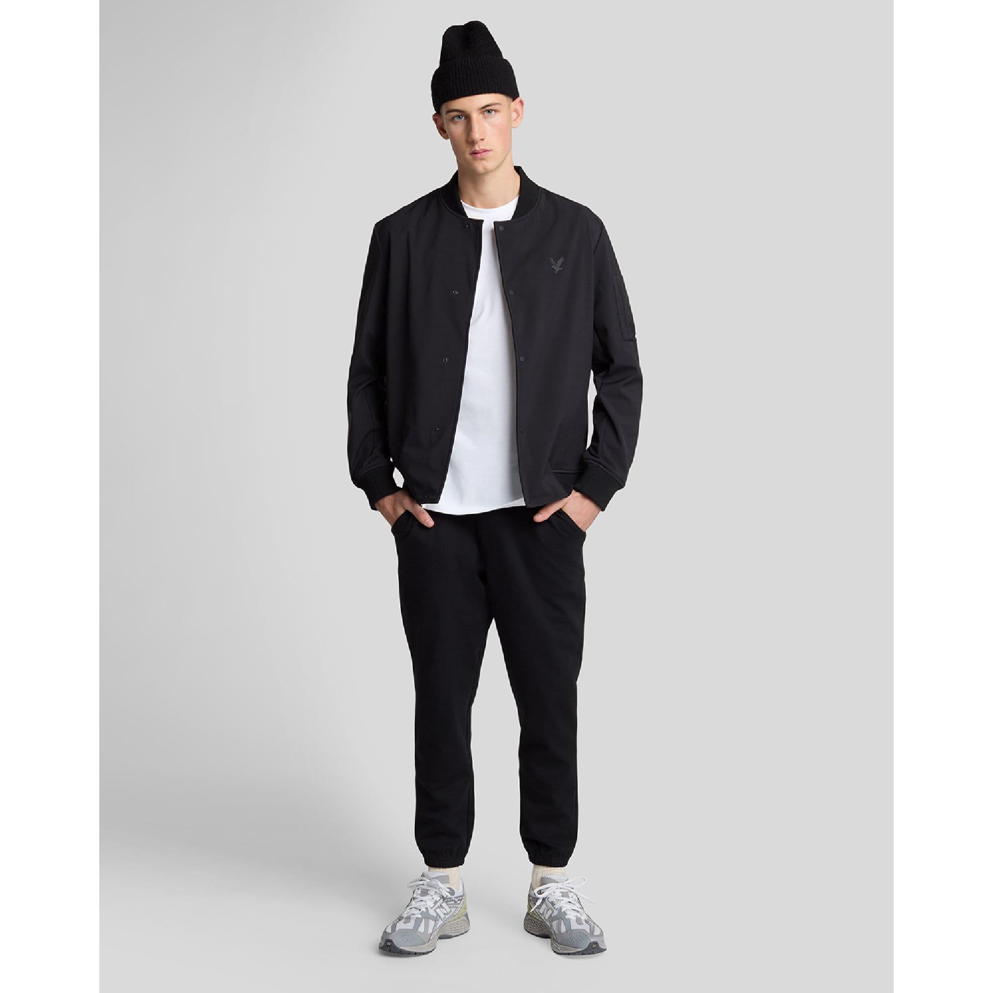 Black - Lyle and Scott - Ribbed Waistband Sweatpants - 4