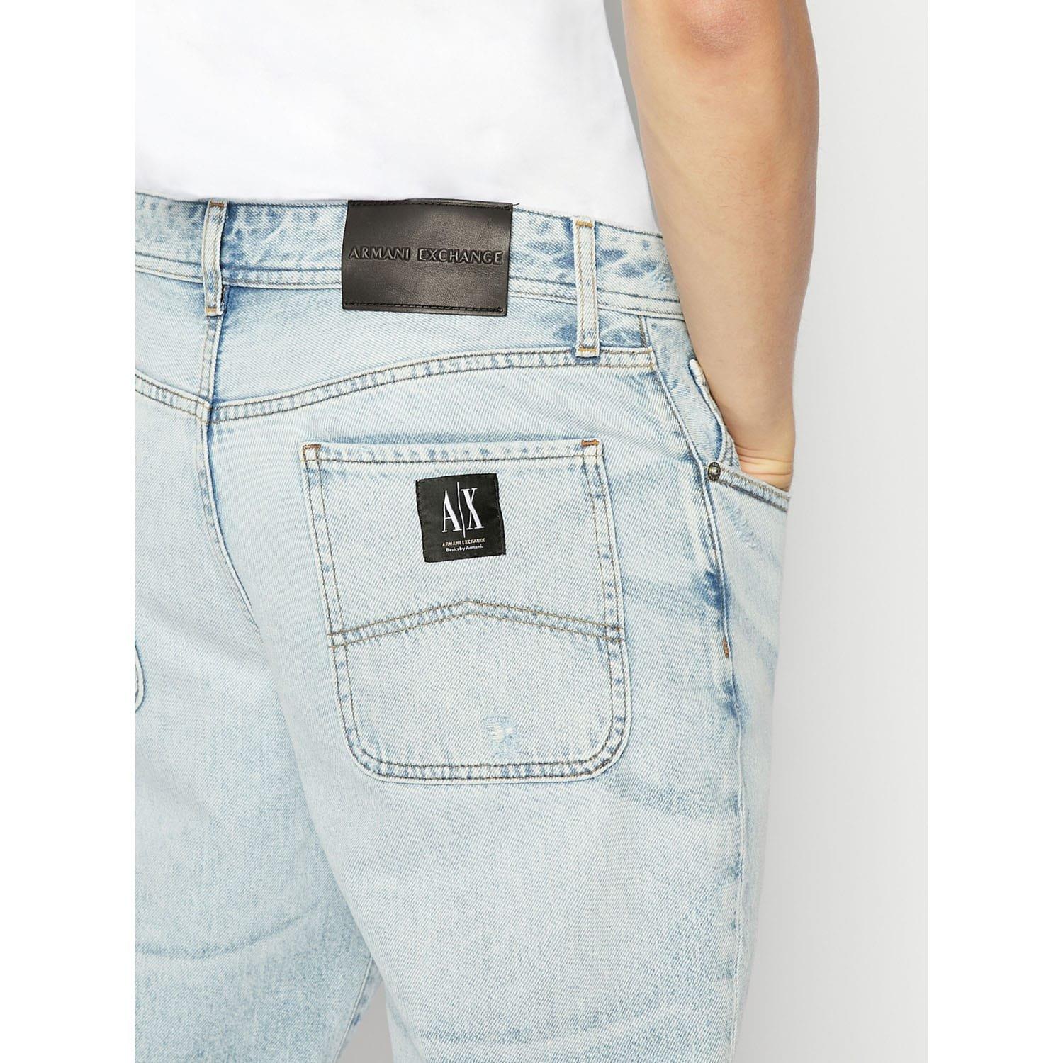 Indigo - Armani Exchange - J90 Carrot-Fit Jeans - 4