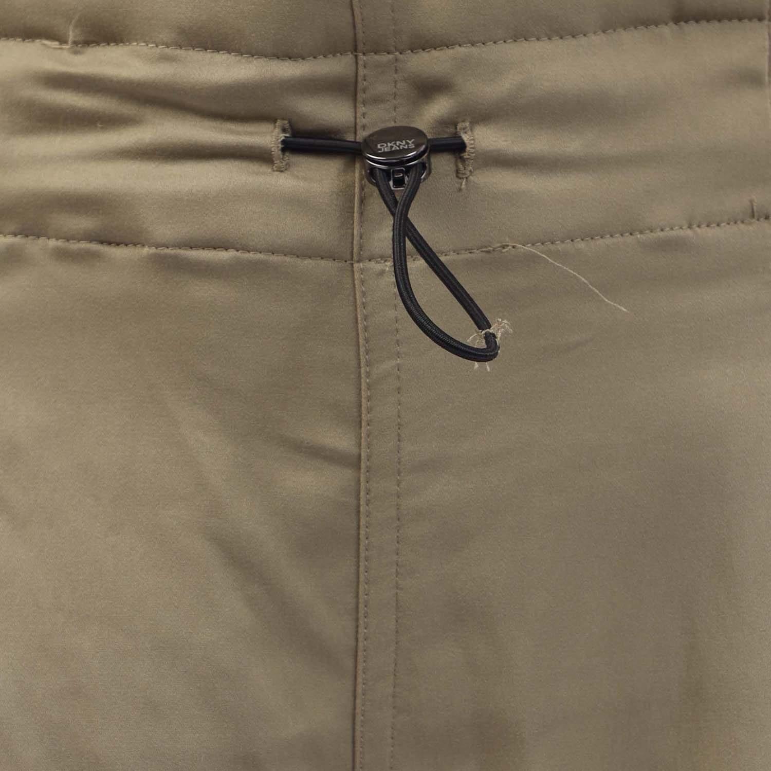 Beige - DKNY - Soft Cargo Pants with a Bungee Waist - 2