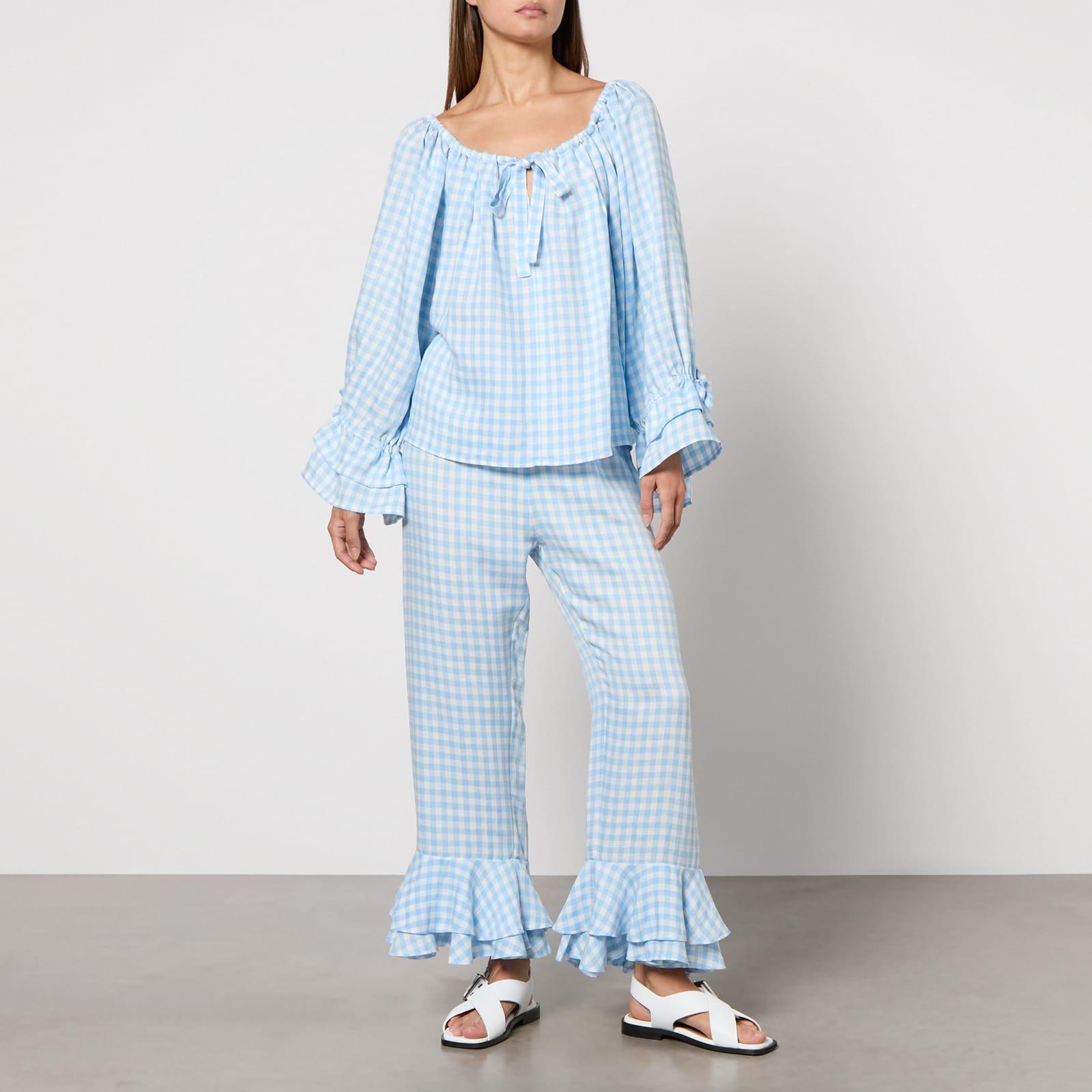 Blue - Sleeper - Cha Cha Linen Lounge Set - 1