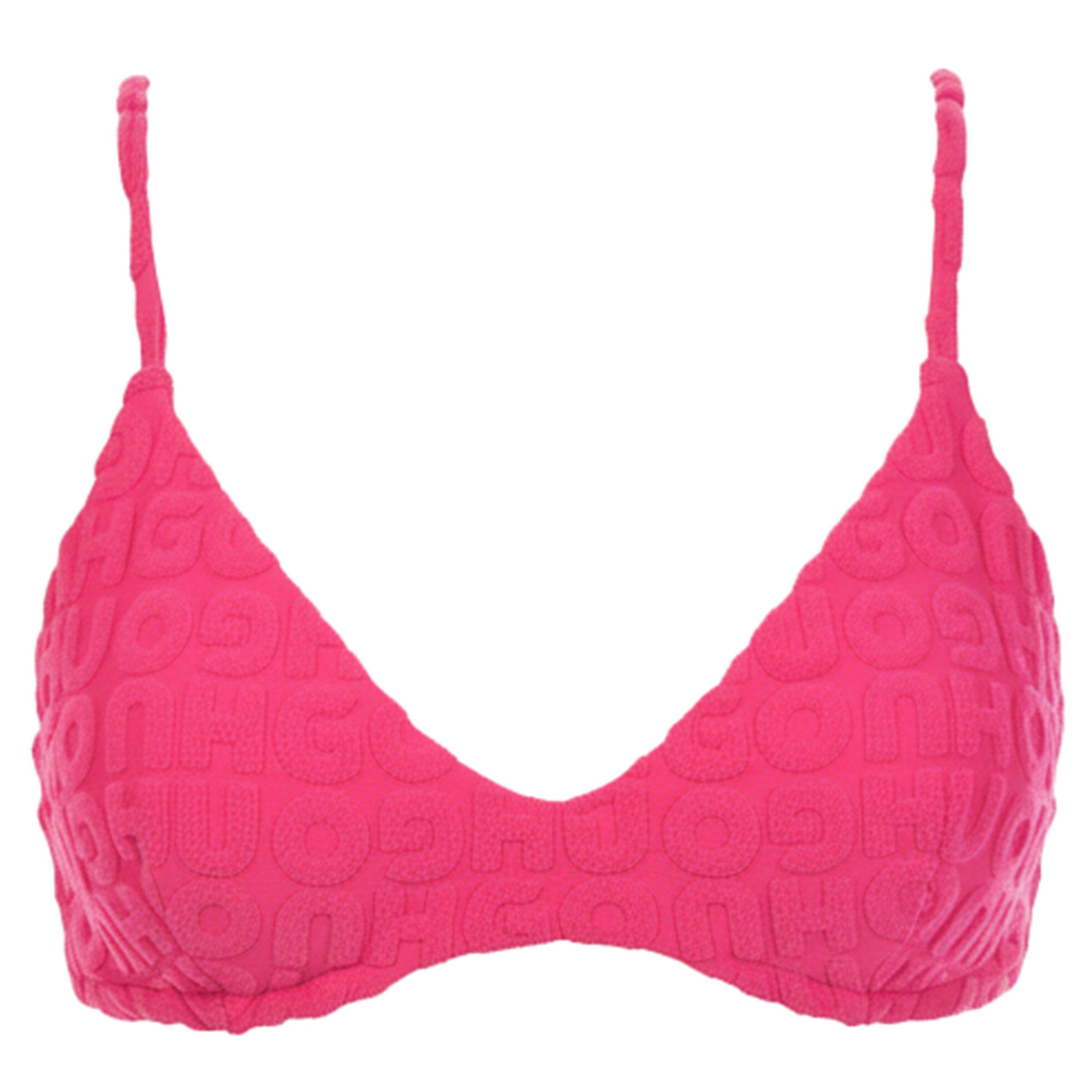 Pink - Hugo - Towel Triangle Bikini Top - 1