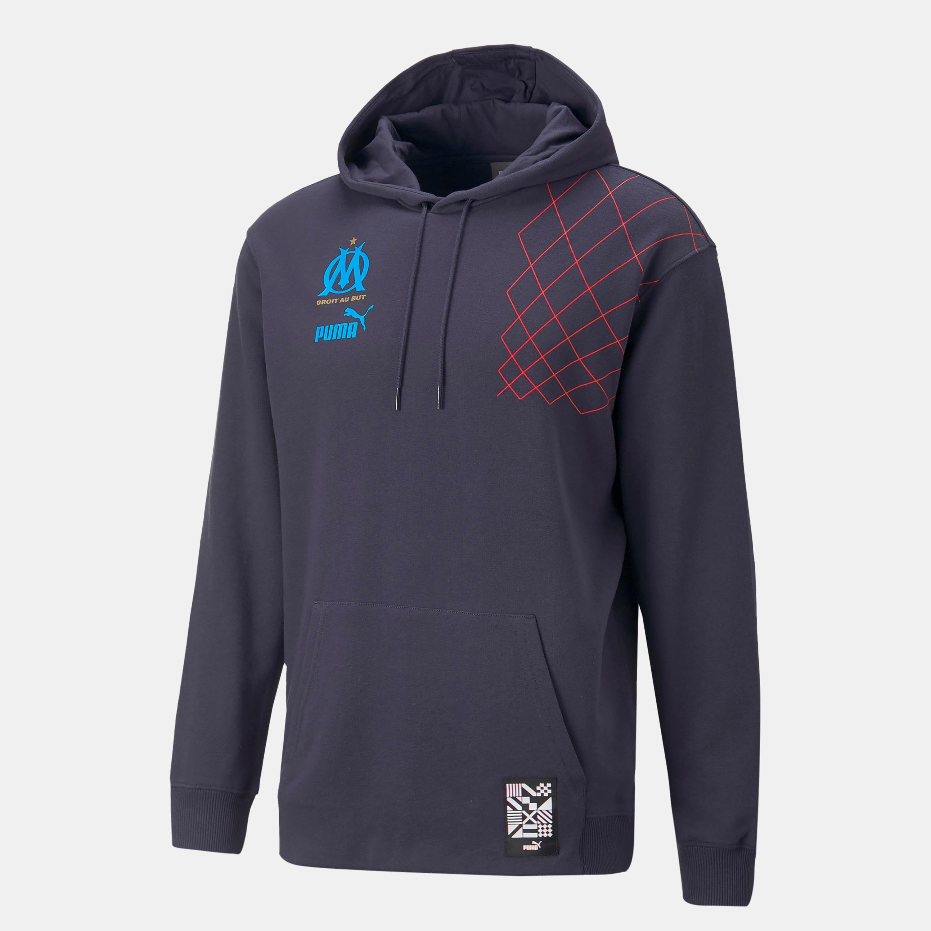 Navy - Puma - Olympique De Marsseille Ftblculture Hoodie - 1
