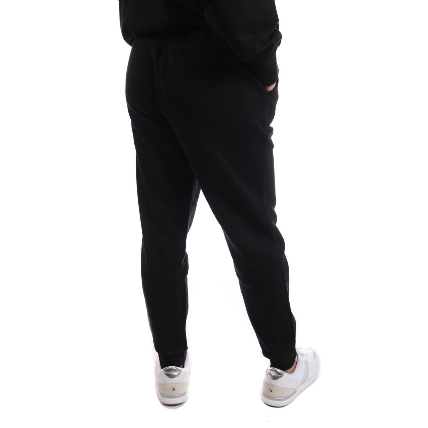 Dkny Women's Embelleshed Logo Jogger Pant With Pockets - Black - M