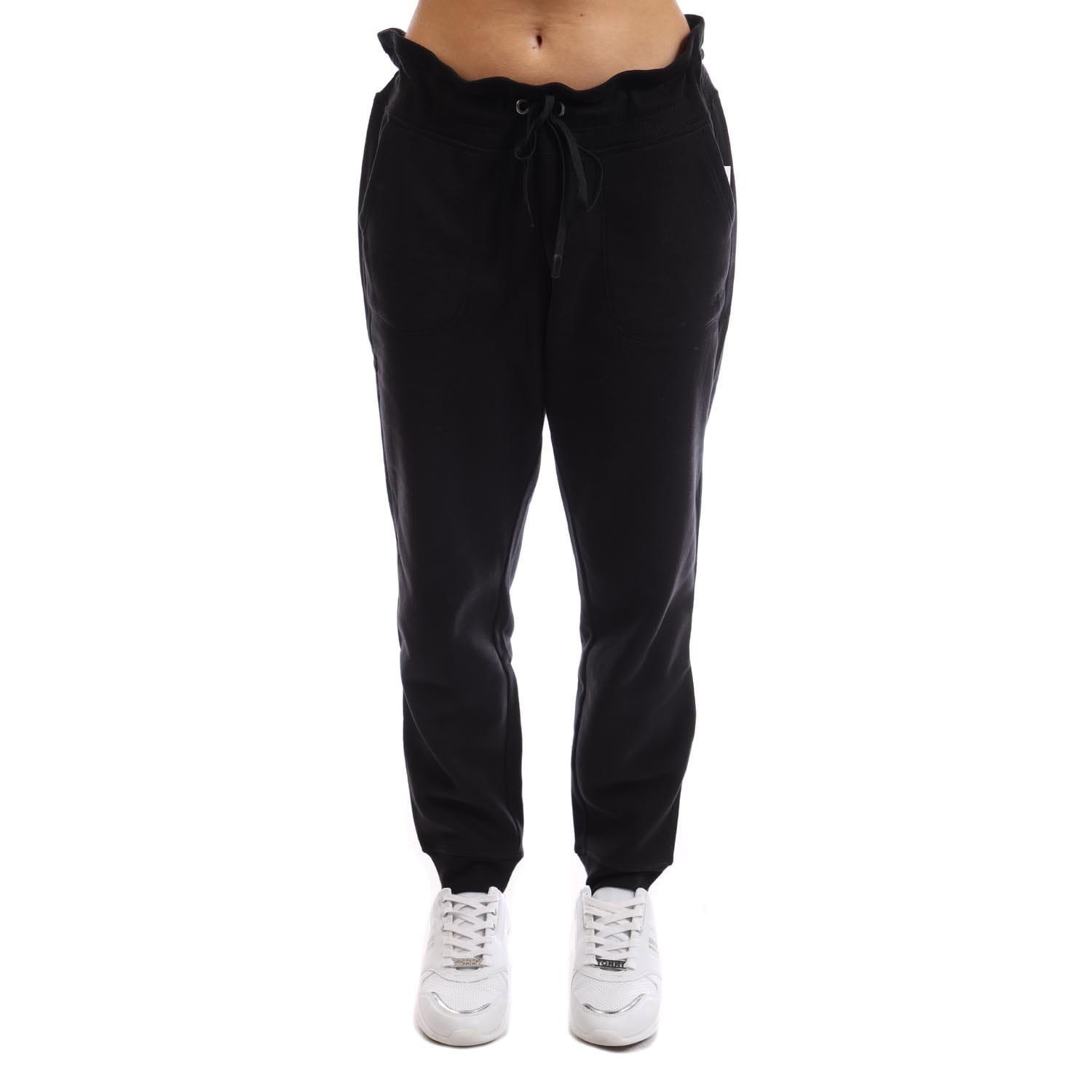 Black - DKNY - Embelleshed Logo Jogger Pant with Pockets - 2