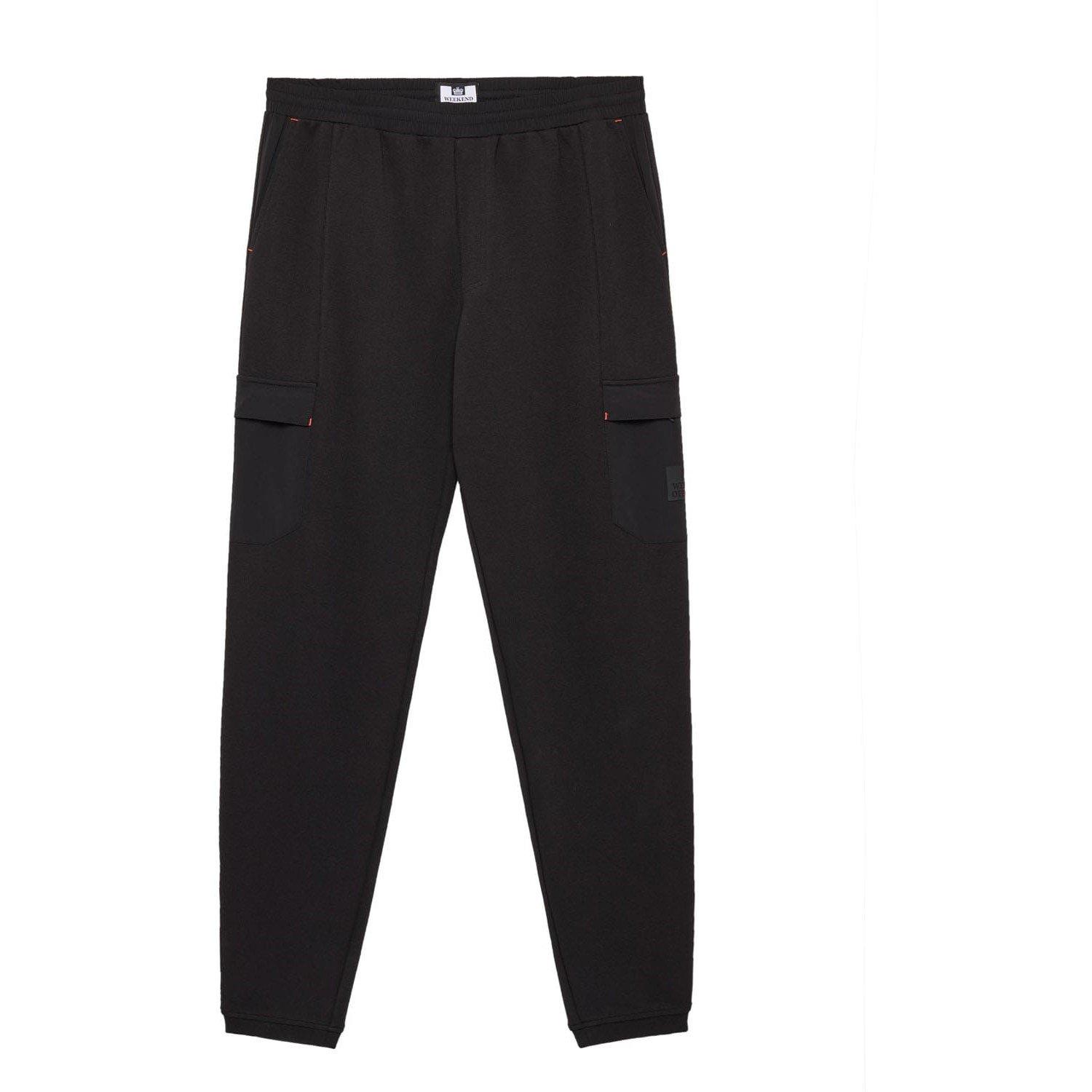 Black - Weekend Offender - Estefano Polyamide Detail Joggers - 3