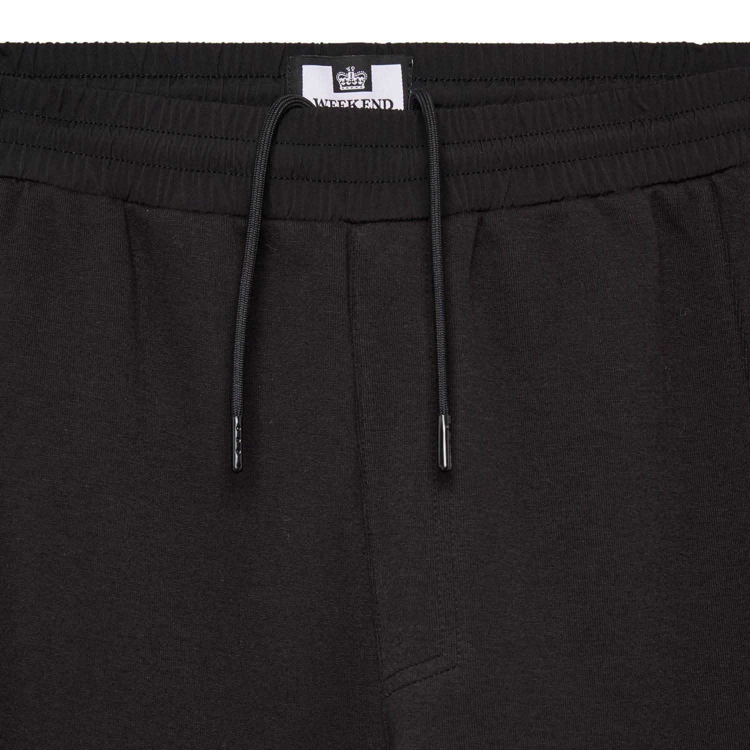 Black - Weekend Offender - Estefano Polyamide Detail Joggers - 4