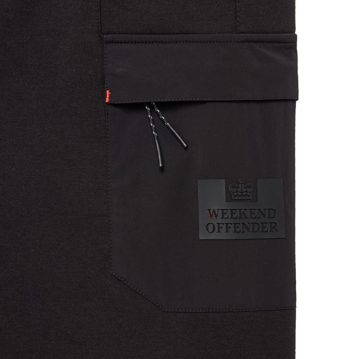 Black - Weekend Offender - Estefano Polyamide Detail Joggers - 5