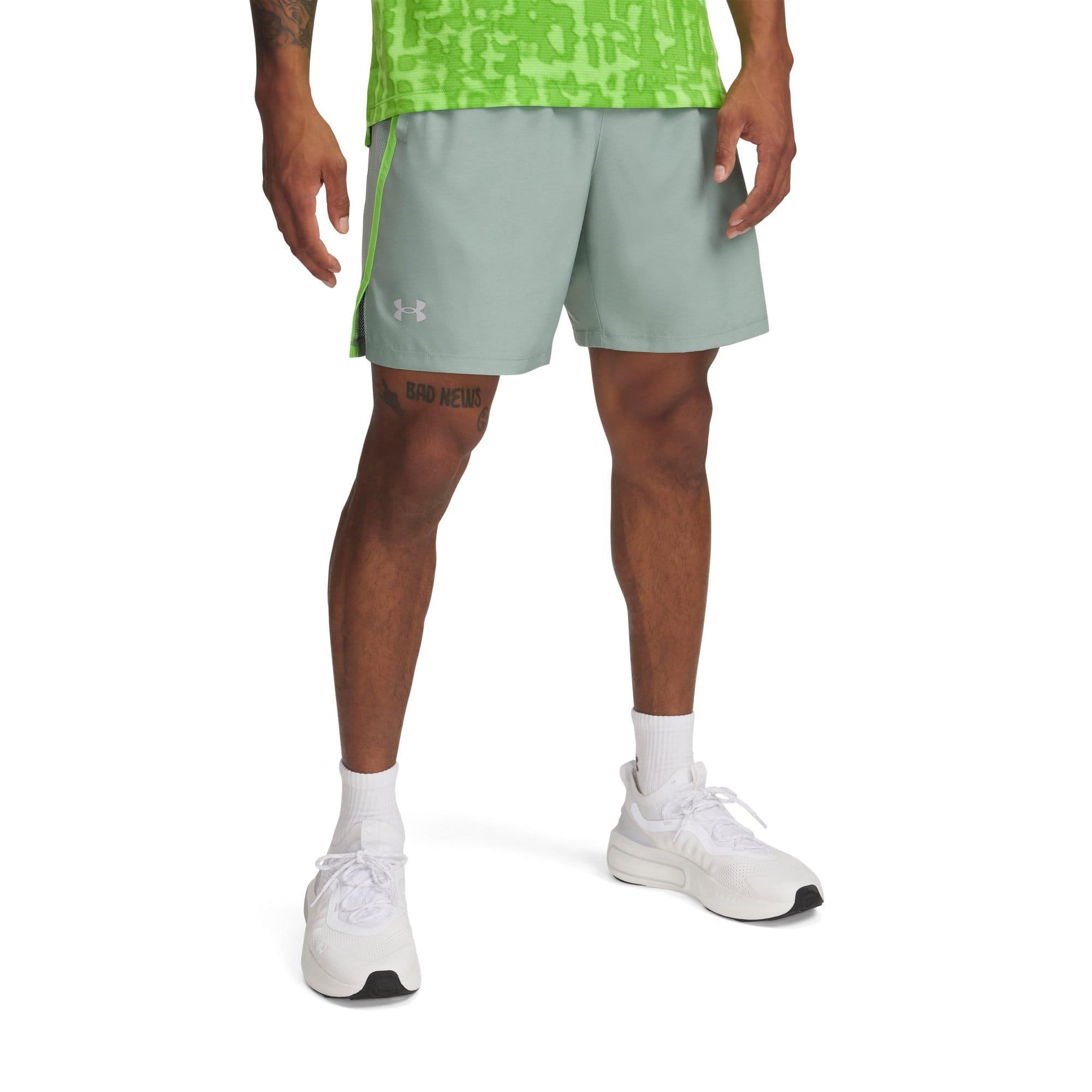 Green - Under Armour - Launch Shorts - 1