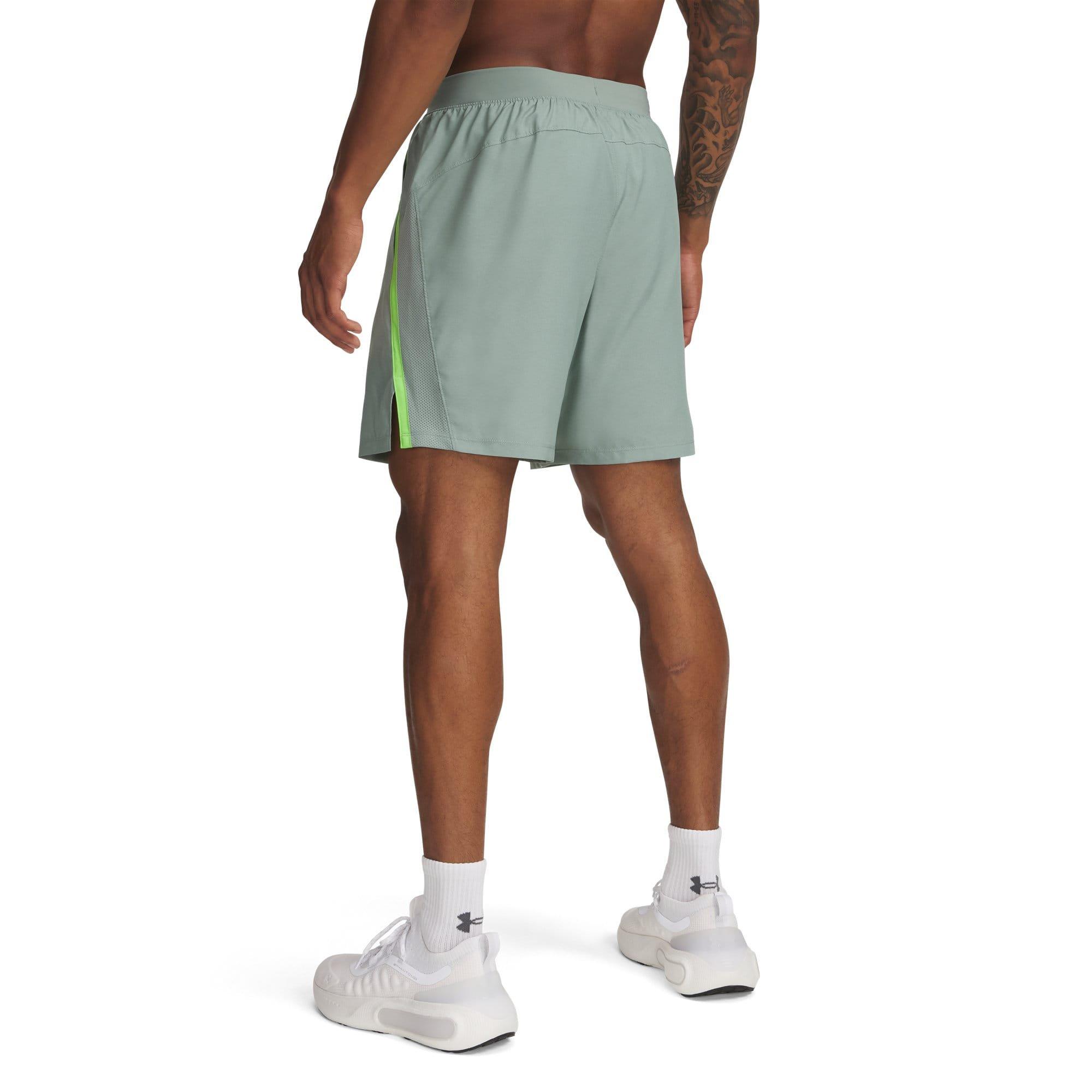 Green - Under Armour - Launch Shorts - 2